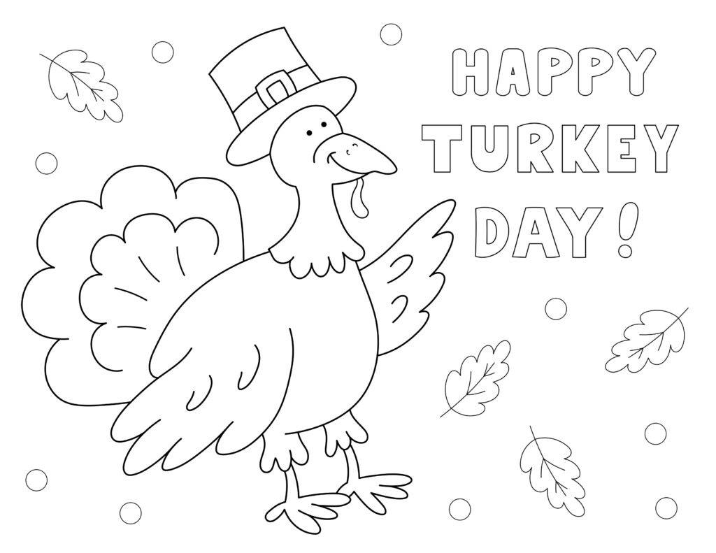 Free Printable Thanksgiving Coloring Pages For Kids - Happy throughout Free Printable Thanksgiving Coloring Pages For Kindergarten
