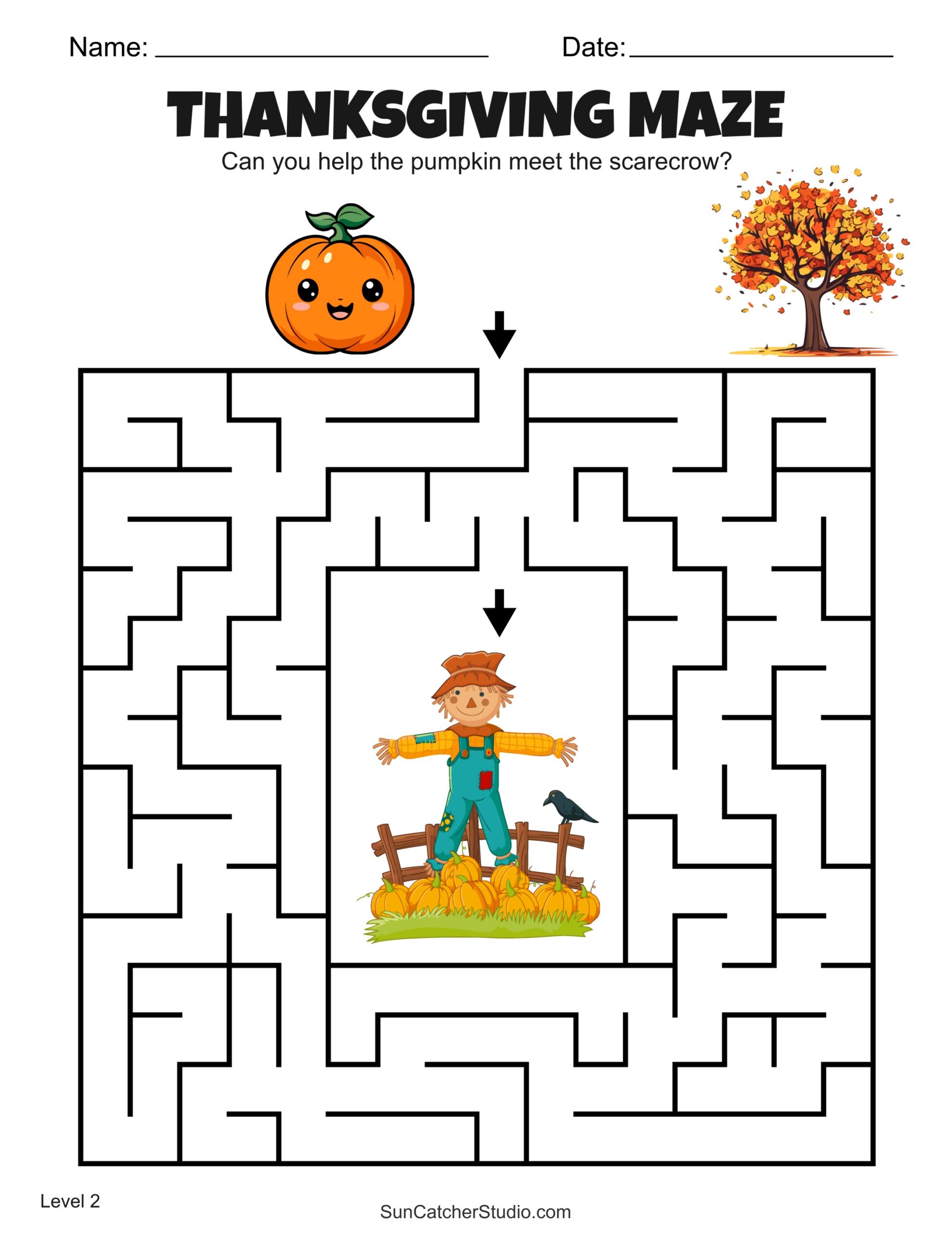 Free Printable Thanksgiving Maze Worksheets And Puzzles – Free inside Thanksgiving Maze Worksheet