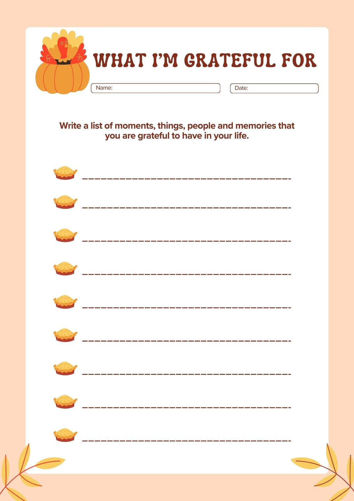 Free Printable Thanksgiving Worksheet Templates | Canva in Thanksgiving Middle School Worksheets