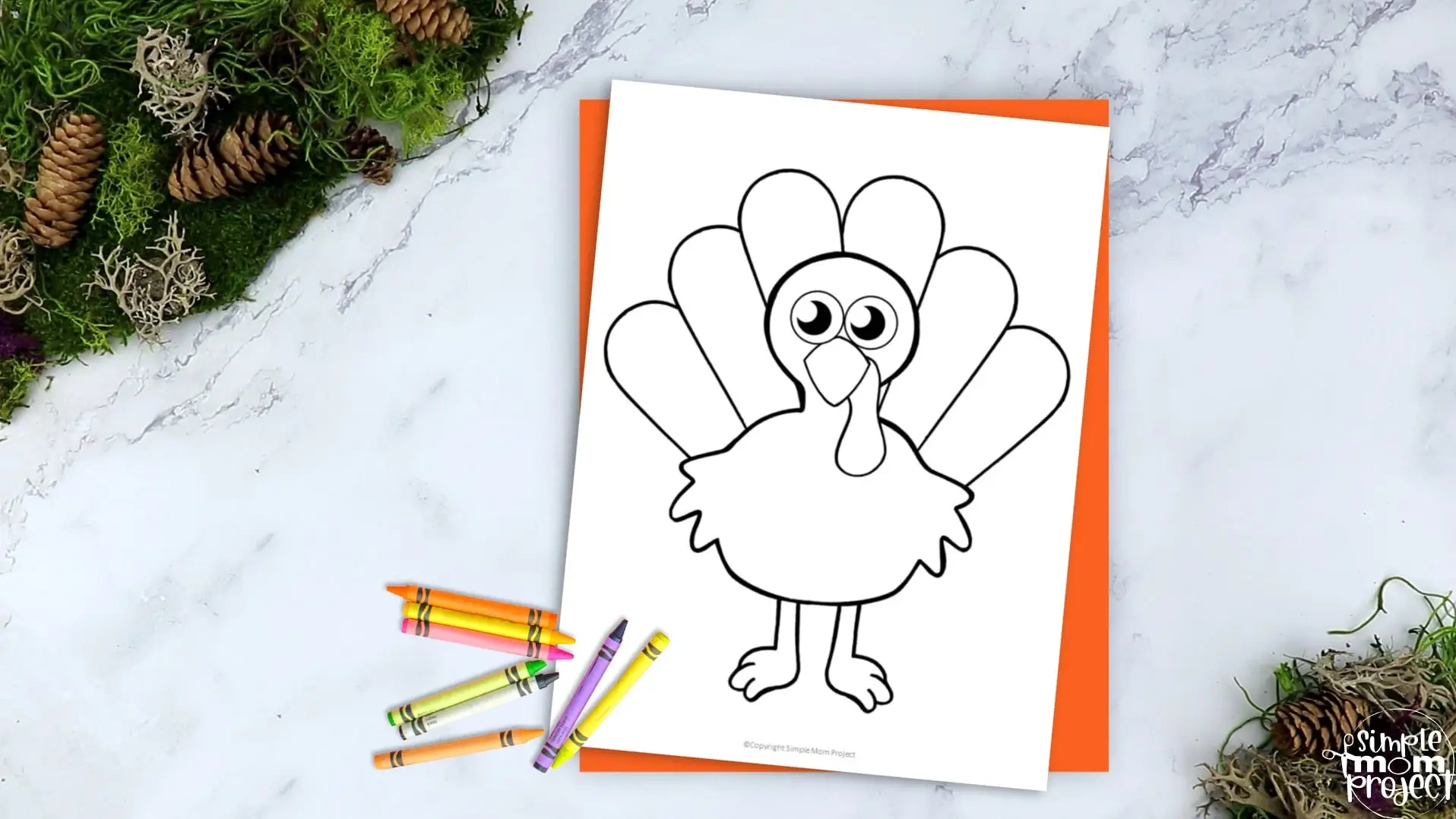 Free Printable Turkey Template - Simple Mom Project in Simple Turkey Template Printable Free