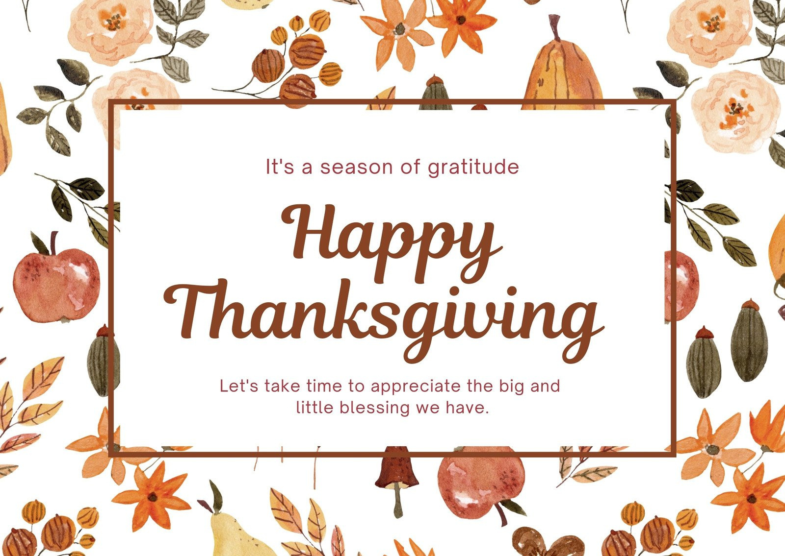 Free Thanksgiving Day Cards Printable - Printable Party Favors in Free Printable Thanksgiving Day Greeting Cards