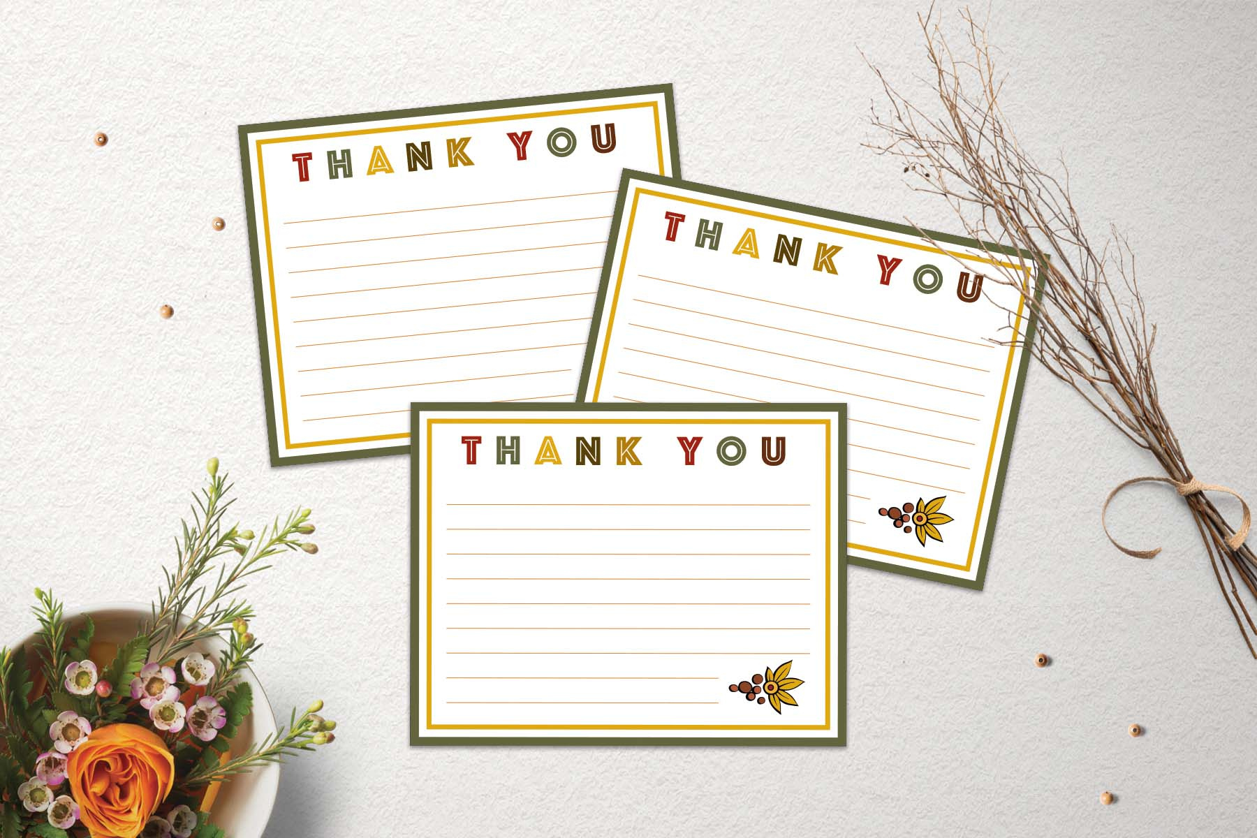 Free Thanksgiving Thank You Cards | Www.teepeegirl inside Thanksgiving Thank You Cards Free Printable