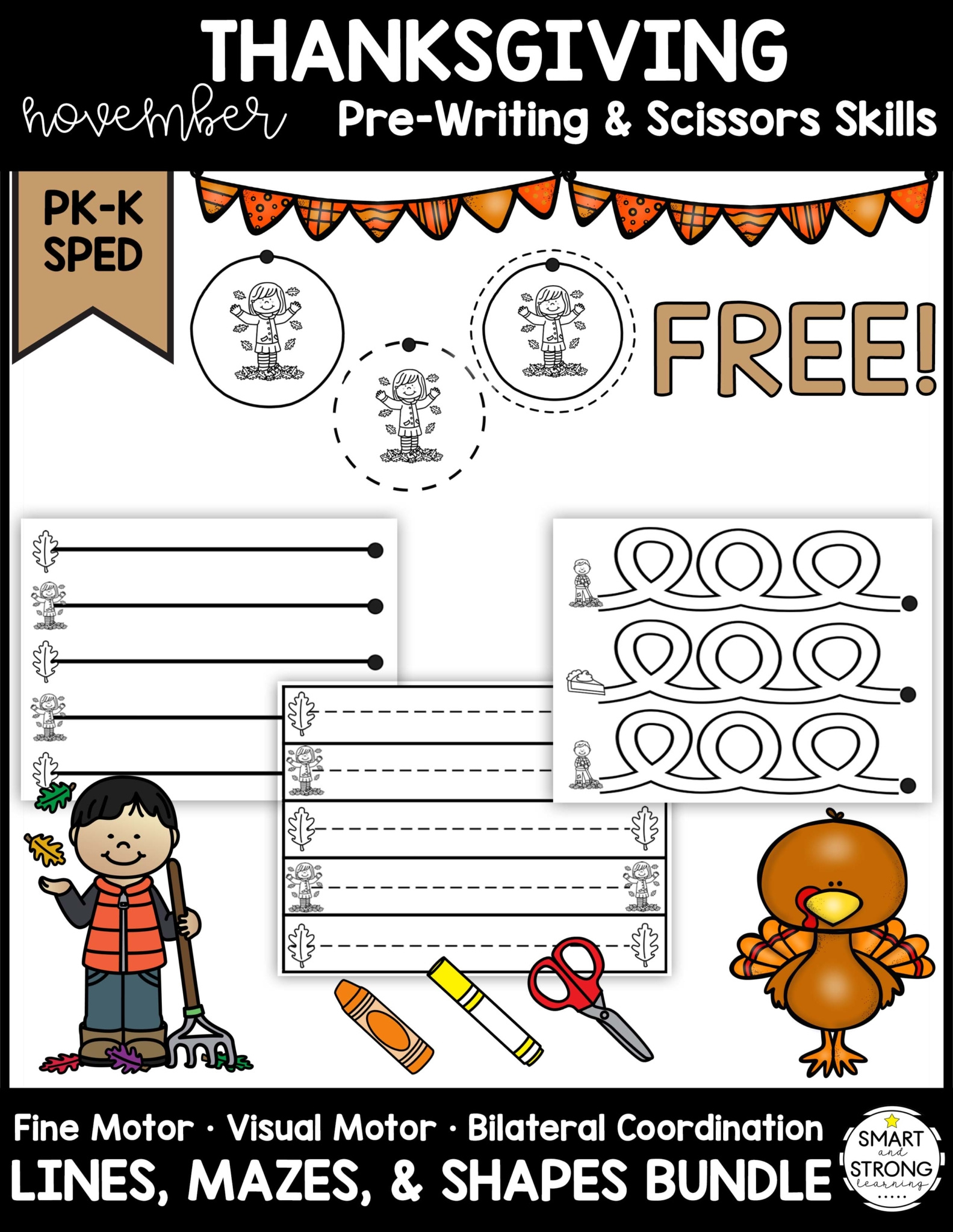 Free Thanksgiving Worksheets - Your Therapy Source intended for Free Printable Thanksgiving Counseling Activities