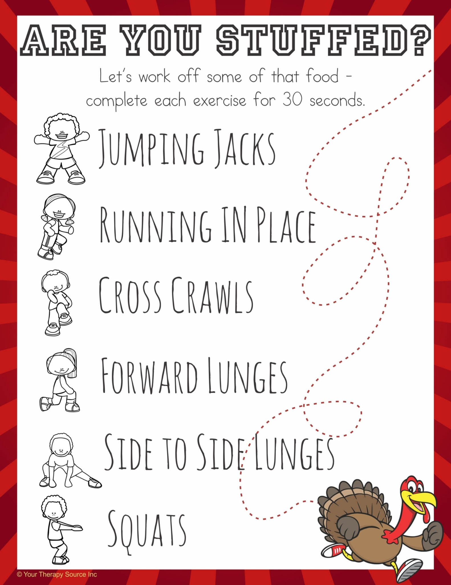 Free Thanksgiving Worksheets - Your Therapy Source with regard to Free Printable Thanksgiving Counseling Activities