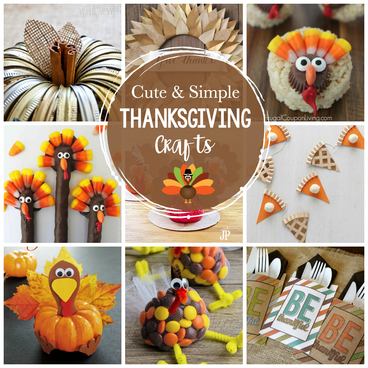 Fun &amp;amp; Simple Thanksgiving Crafts To Make This Year - Crazy Little inside Thanksgiving Crafts For Adults Printable