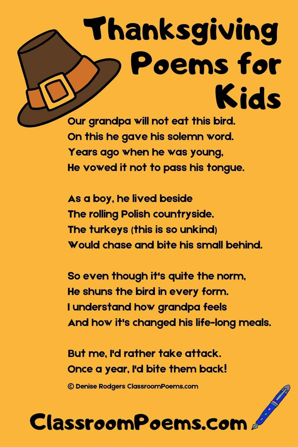 Funny Thanksgiving Poems throughout Thanksgiving Day Poems Funny