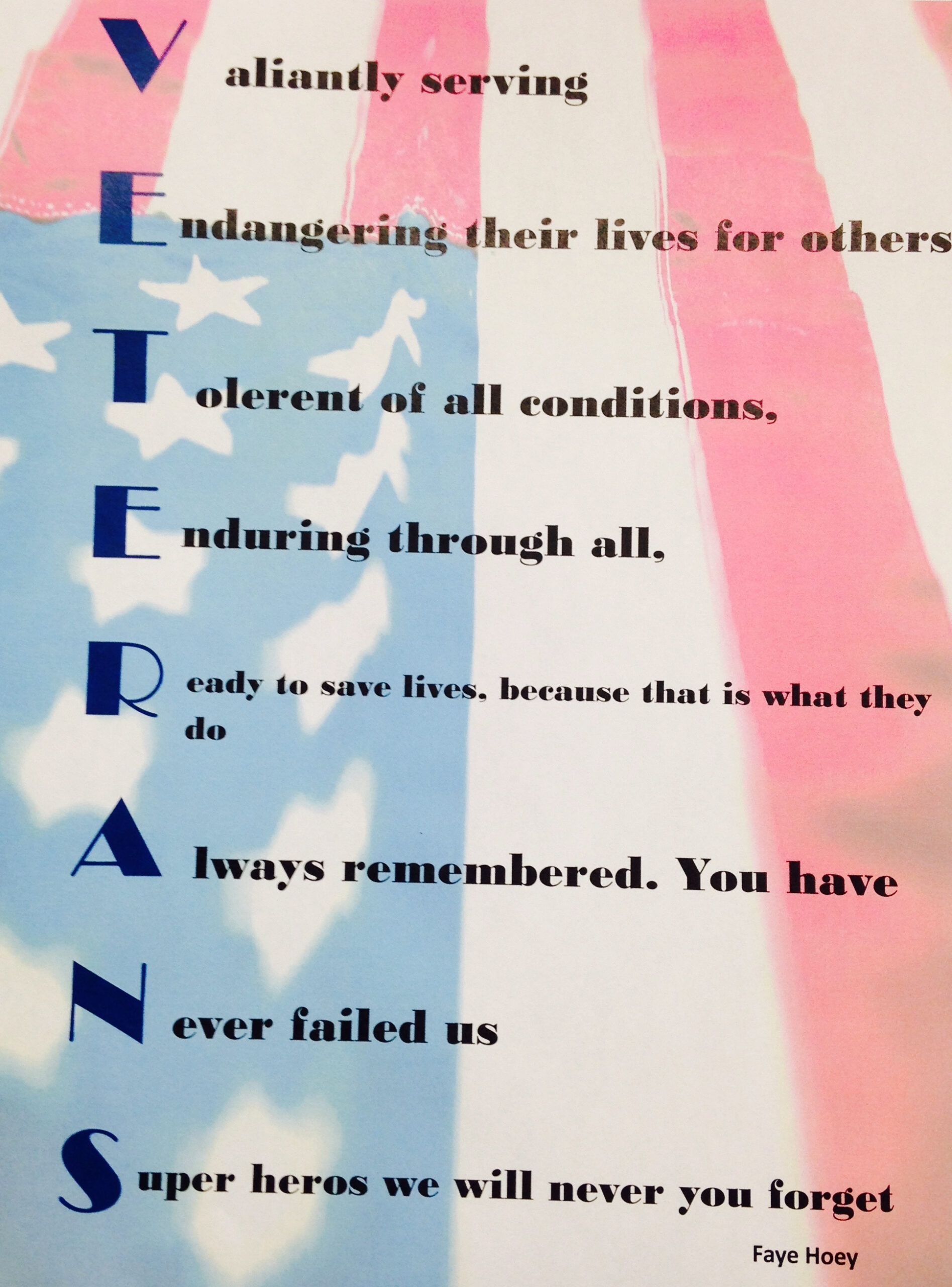Grade Six | Mrs. Lyons Site with regard to Acrostic Poem Examples For Veterans Day