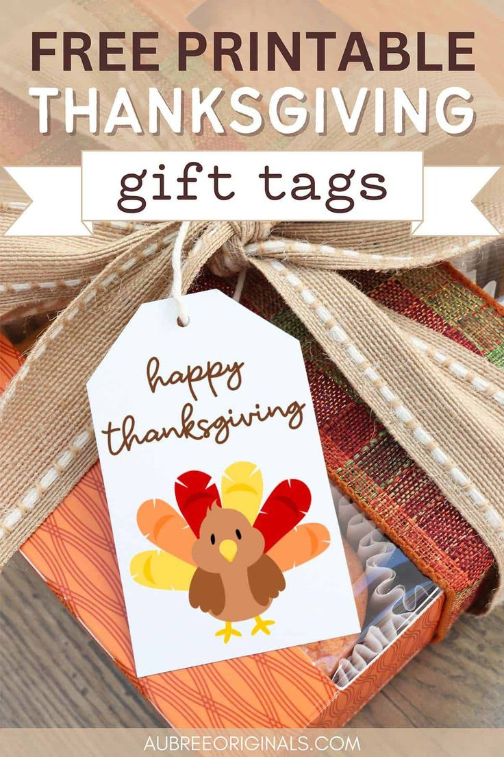 Happy Thanksgiving Gift Tags: 8 Free Printable Tags within Happy Thanksgiving Printable Tags