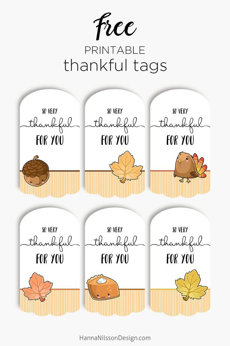 Happy Thanksgiving Tags Free Printable - Printable Party Favors with regard to Free Printable Thanksgiving Gift Tags Template