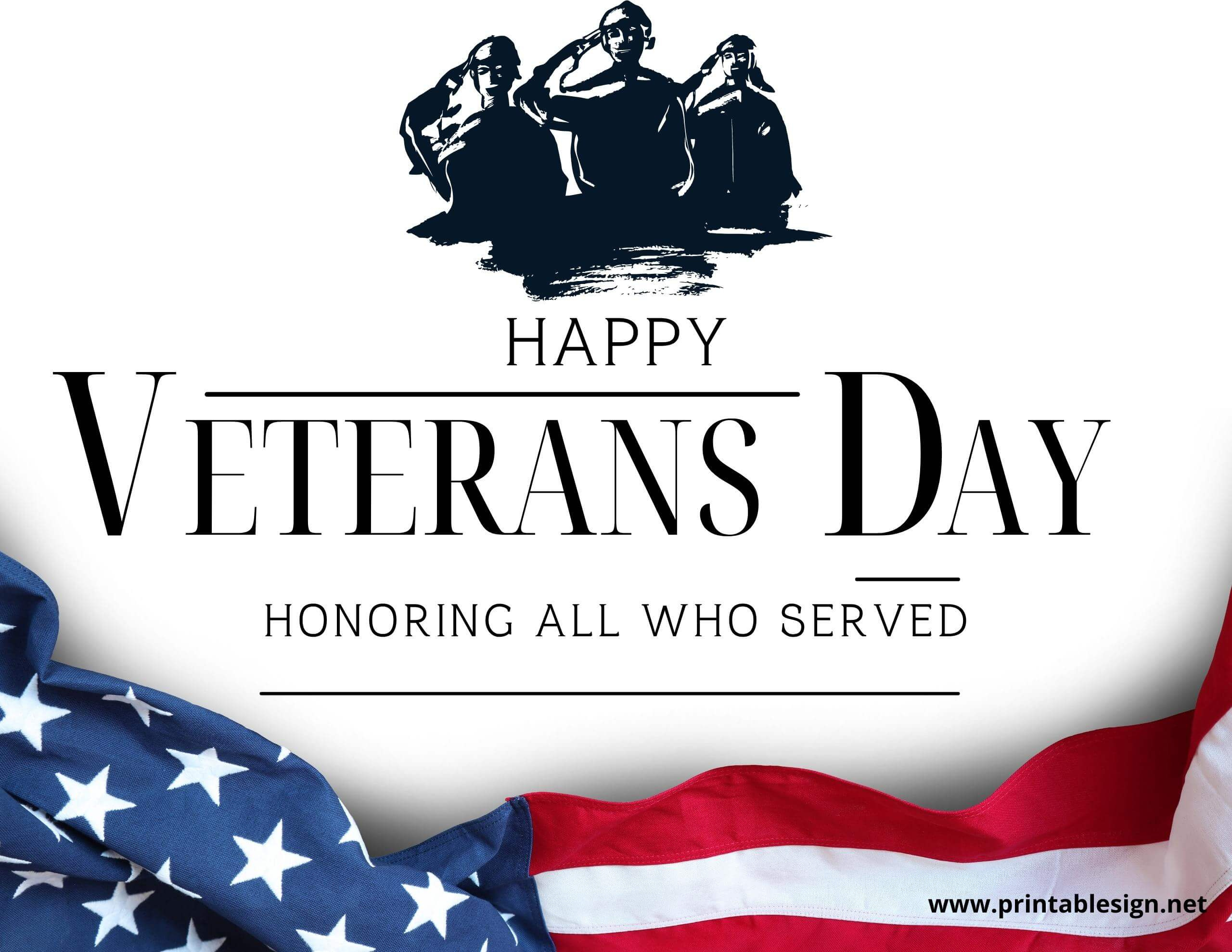 Happy Veterans&amp;#039; Day - Smith &amp;amp; Godios pertaining to Free Printable Veterans Day Signs
