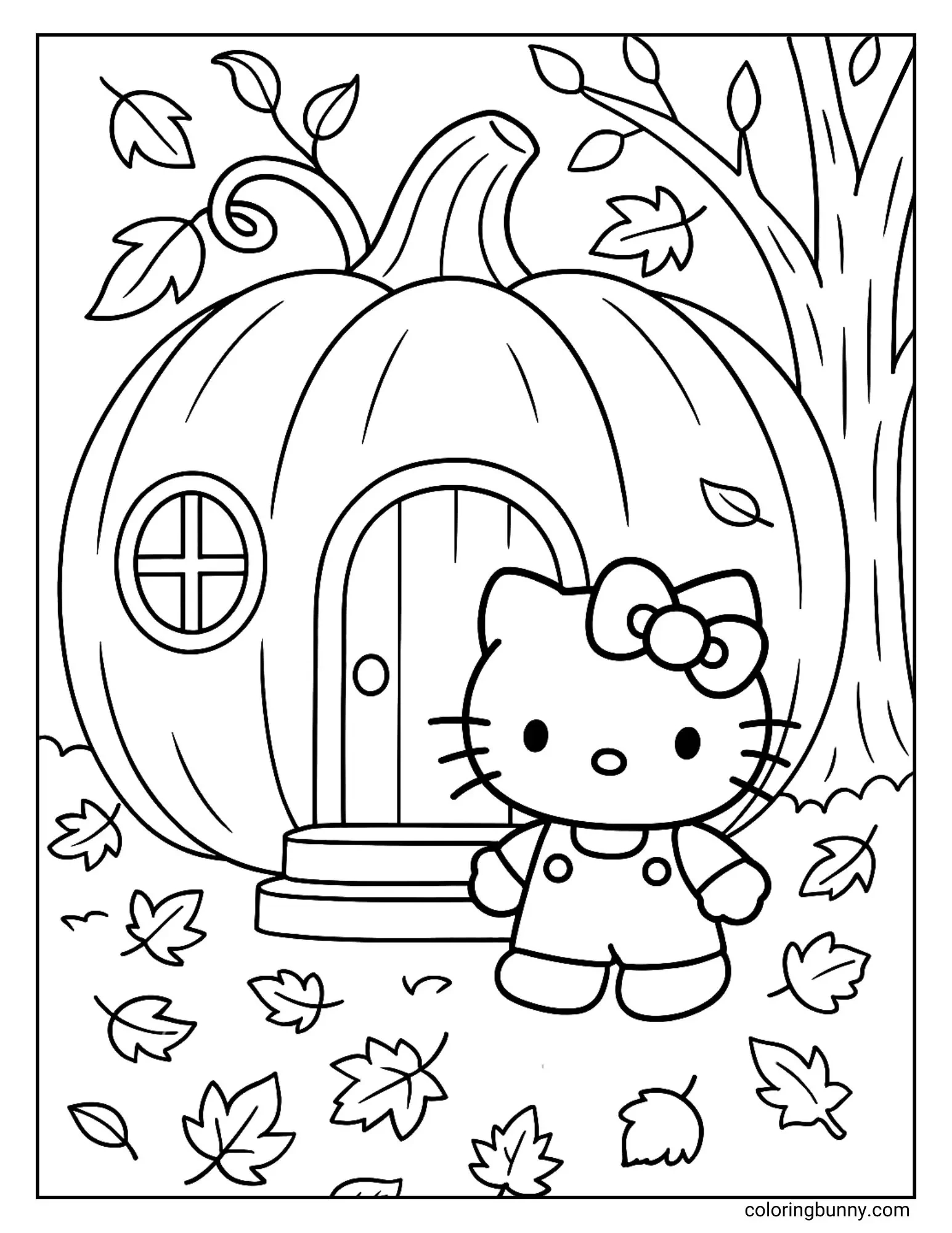 Hello Kitty Fall Coloring Pages (27 Free Printable Pdfs) with regard to Hello Kitty Thanksgiving Coloring Pages Printable