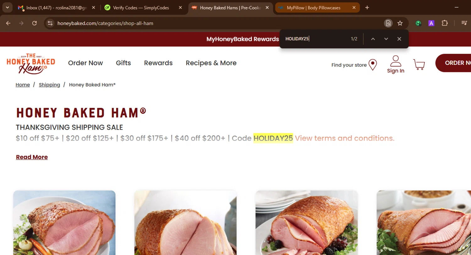 Honeybaked Ham Promo Code - 10% Off (6 Verified) Nov 2025 in Honey Baked Ham Turkey Breast Coupons Printable