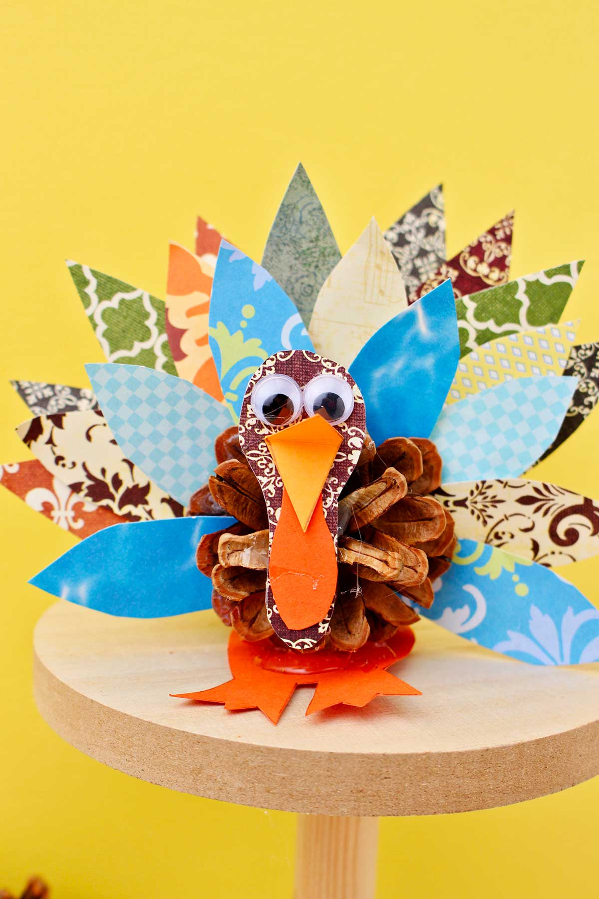 How To Make A Pinecone Turkey For Thanksgiving | Welcome To Nana&amp;#039;S with regard to Pinecone Turkey Craft Printable