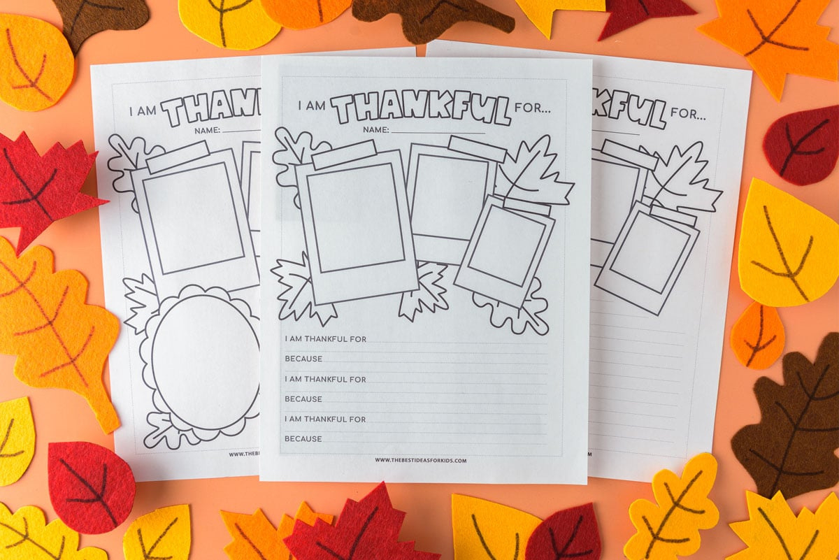 I Am Thankful For Printable - The Best Ideas For Kids regarding I am Thankful Printable Book
