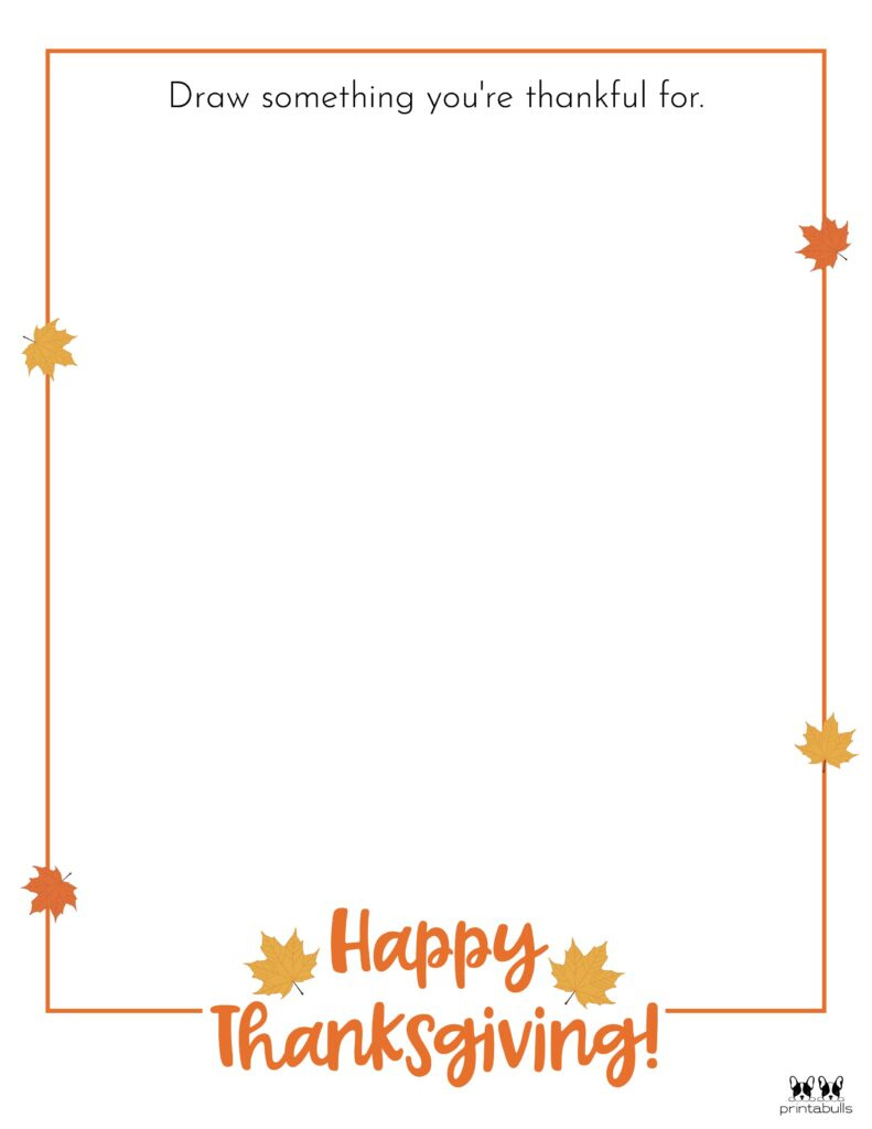 I Am Thankful For&amp;#039; Printables - 10 Unique Worksheets | Printabulls intended for I Am Thankful For Because Printable