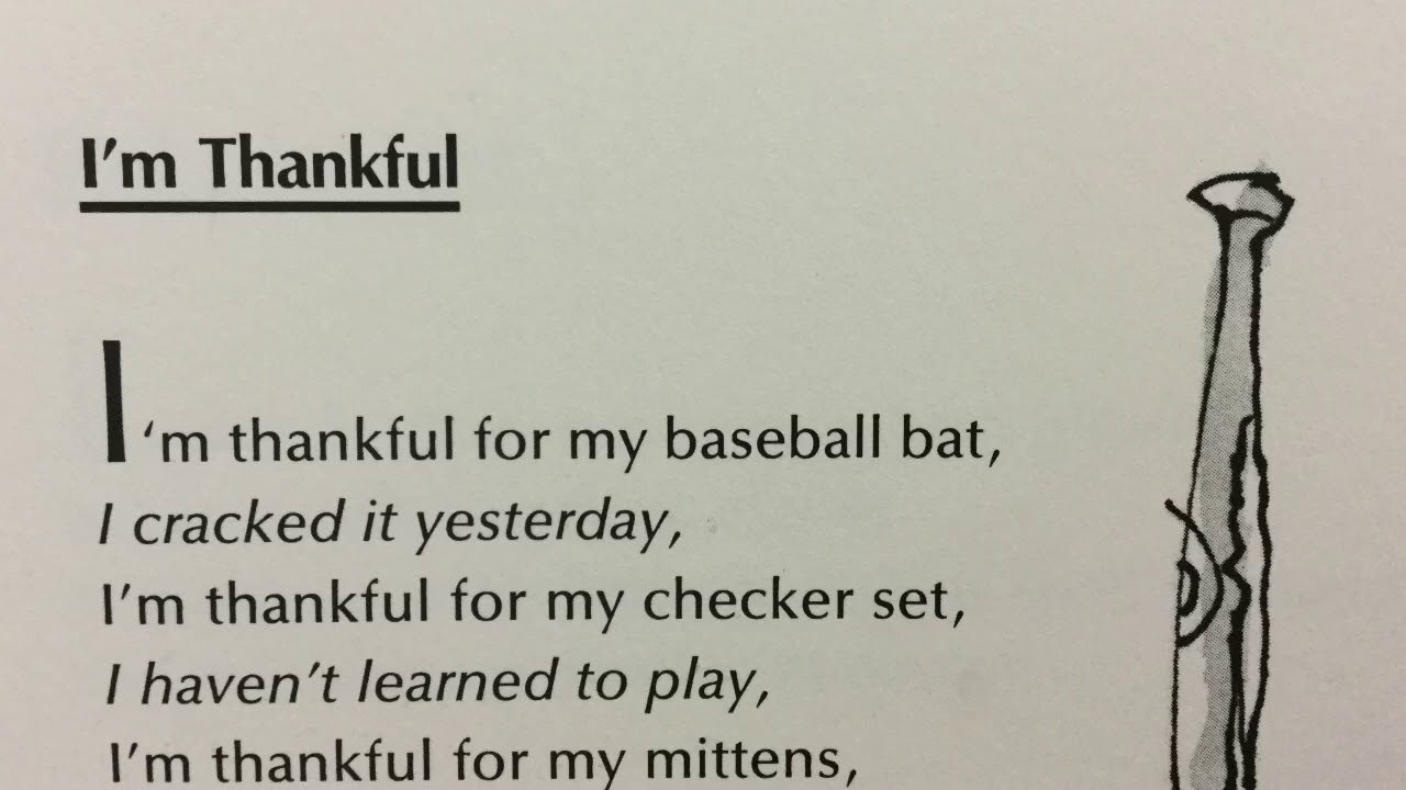 I’m Thankfuljack Prelutsky with Jack Prelutsky Poems Thanksgiving