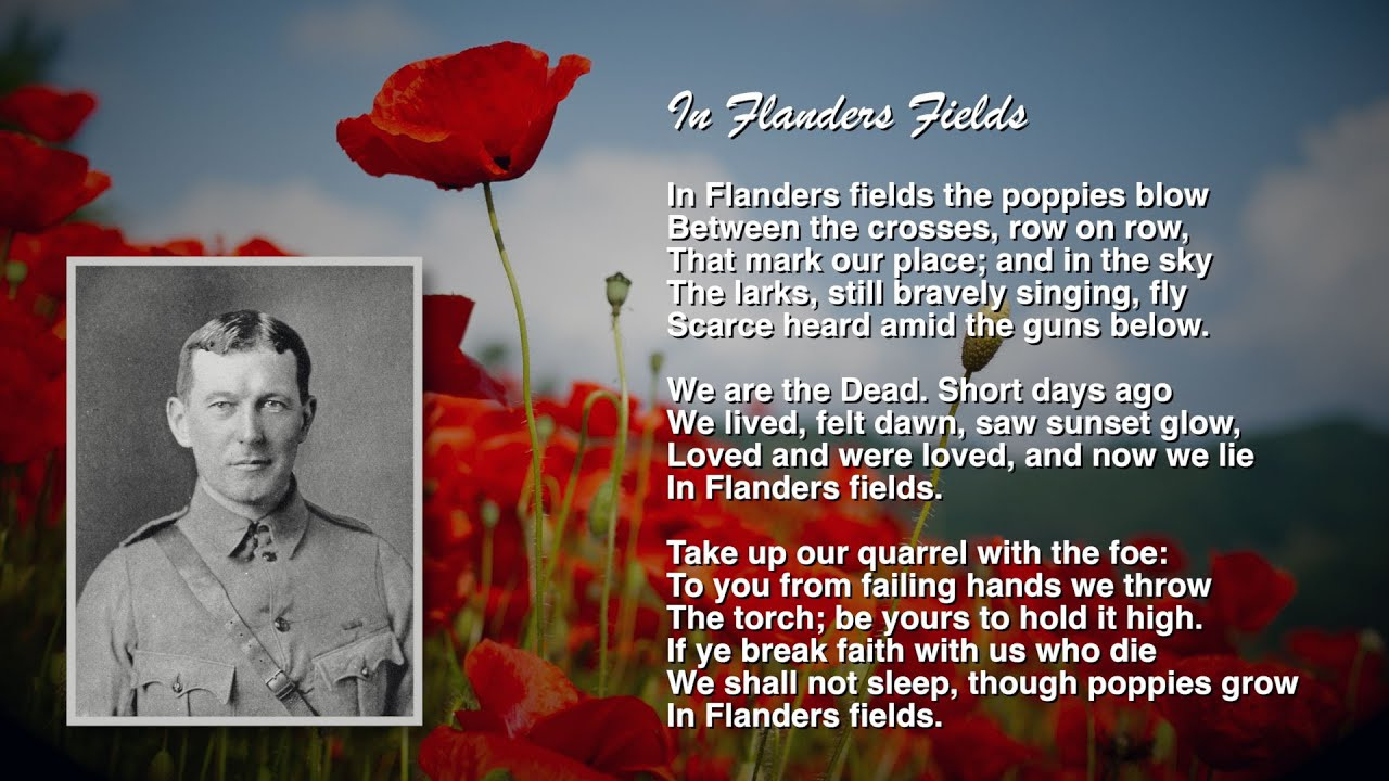 In Flanders Fields – Vfw Post 3617 in Veterans Day Poem Flanders Field