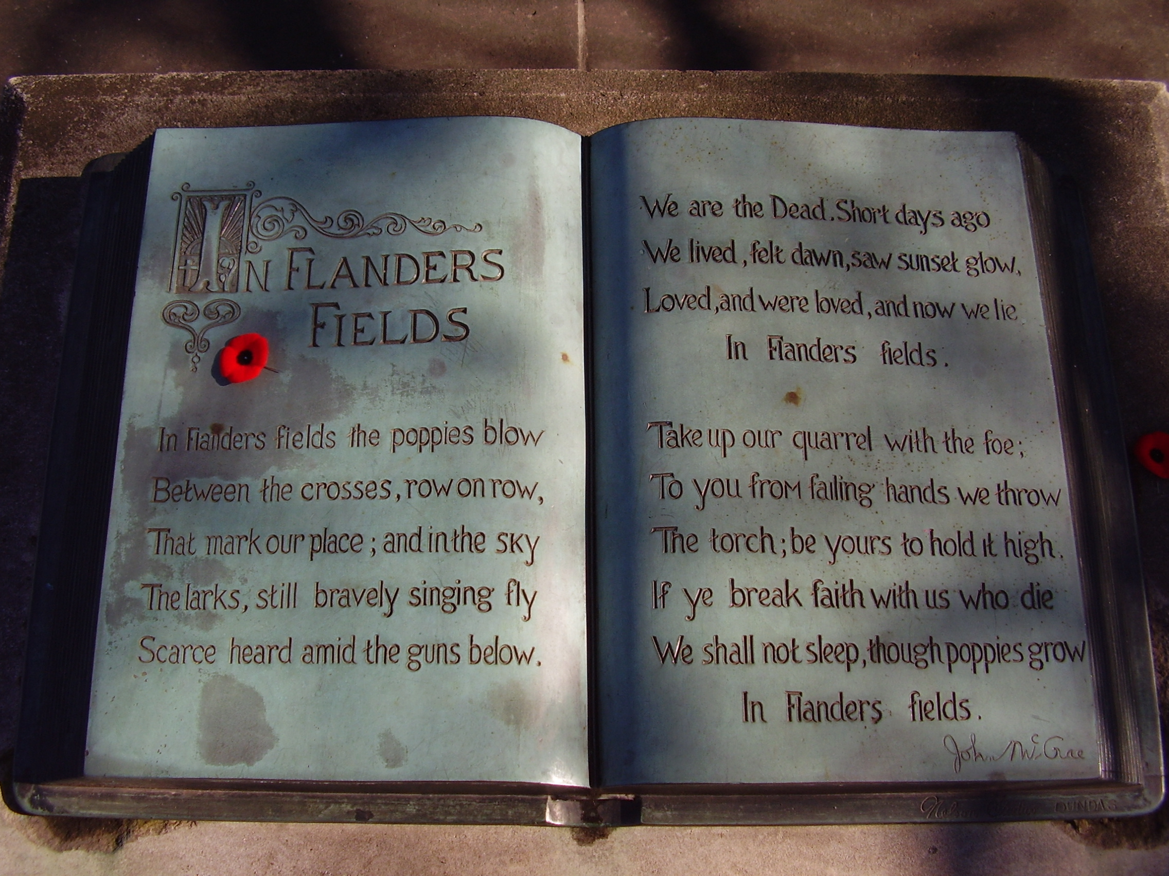 In Flanders Fields - Wikipedia regarding Veterans Day Poem Flanders Field