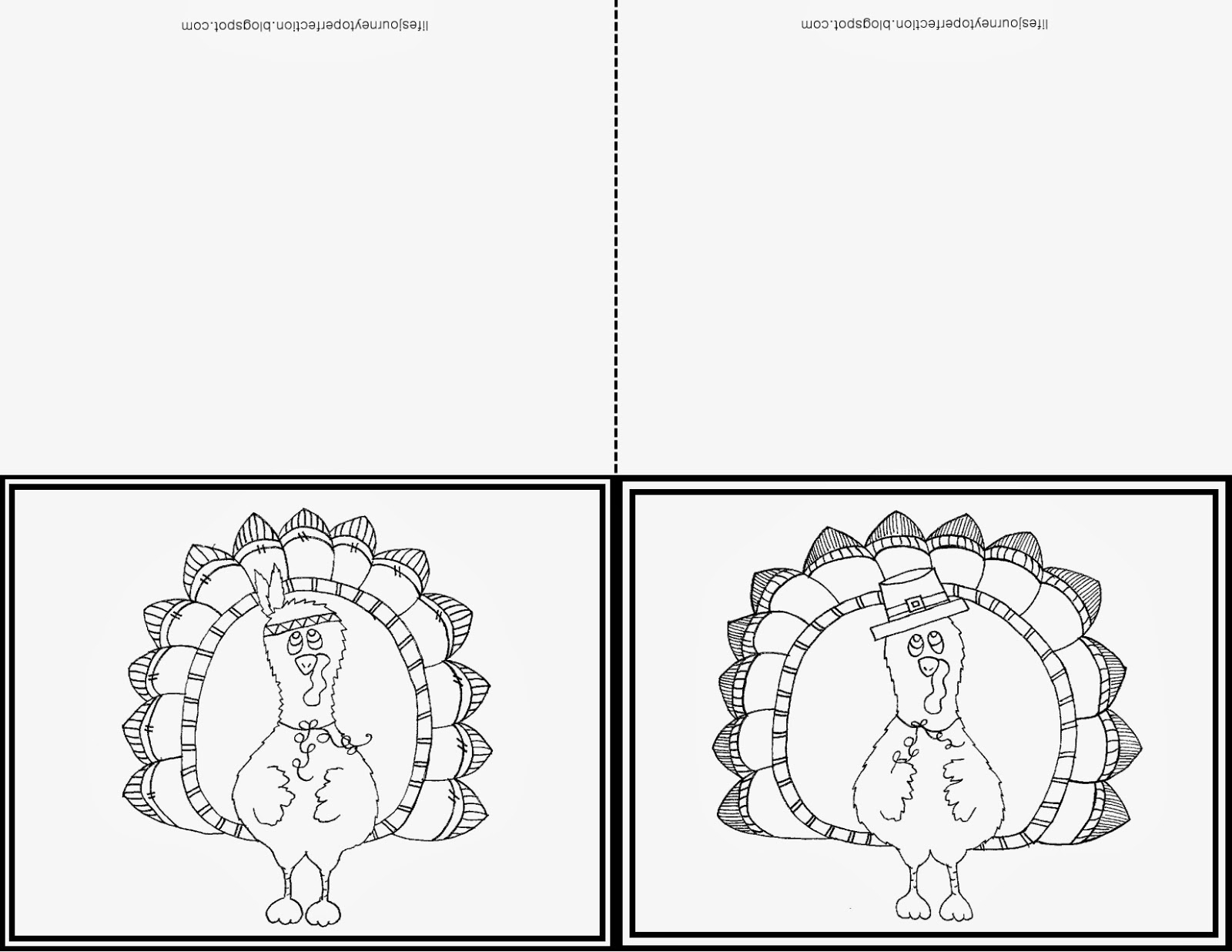 Life&amp;#039;S Journey To Perfection: Thanksgiving Printables: Color Page intended for Thanksgiving Cards Printable Color