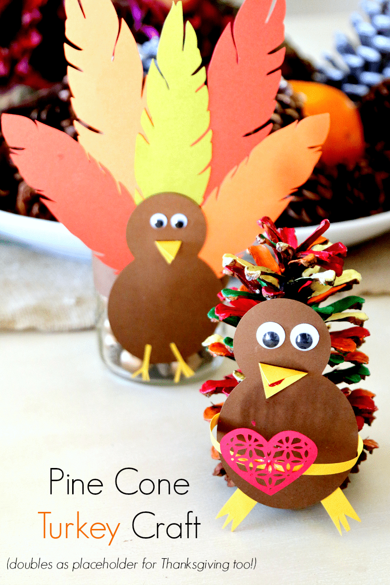 Make A Pinecone Turkey Craft With Our Free Printable! - Momdot with regard to Pinecone Turkey Craft Printable
