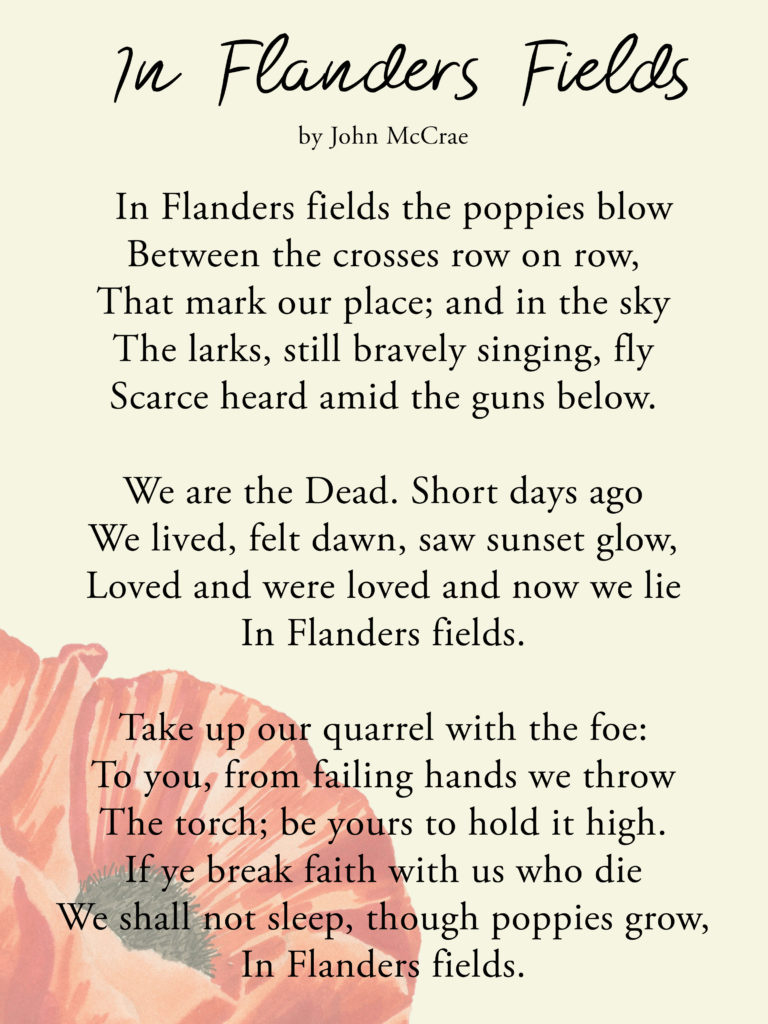 Memorial Day 2020: The History Of The Remembrance Poppy throughout Veterans Day Poppy Field Poem