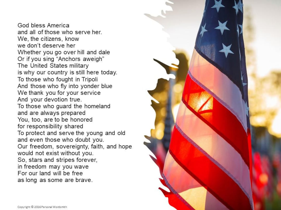 Memorial Poem For Veterans Day Digital Print, Patriotic Prayer Download, As  Long As Some Are Brave Military Tribute, Thank A Soldier Poster - Etsy throughout Christian Veterans Day Poems