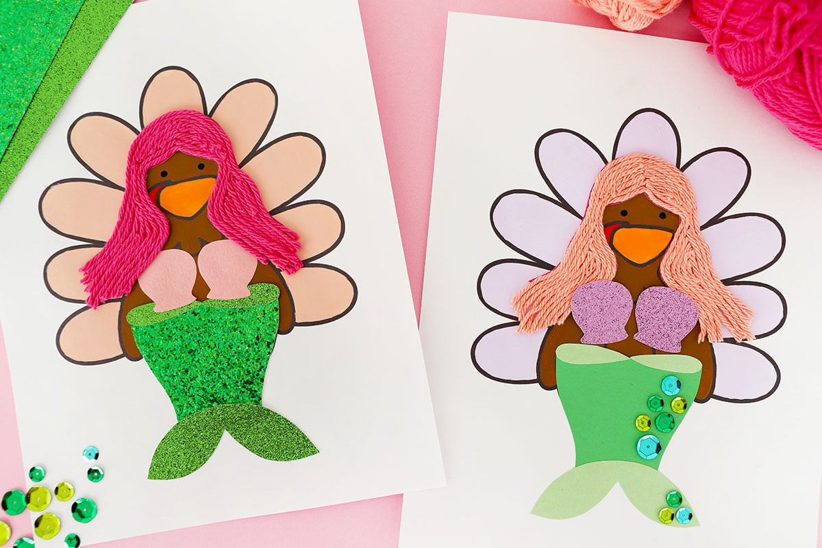 Mermaid Turkey Disguise (Free Template) - The Best Ideas For Kids pertaining to Free Printable Mermaid Turkey Disguise Template
