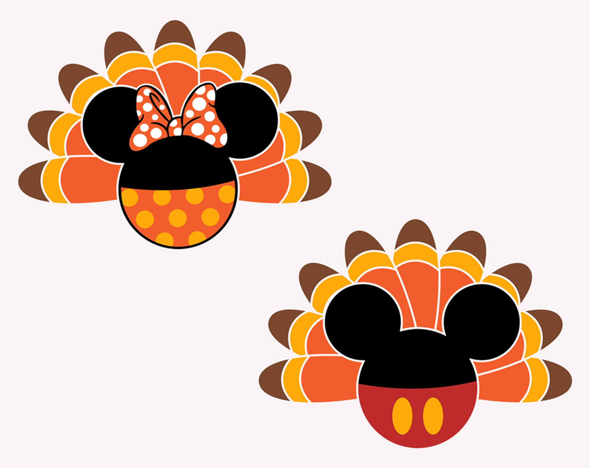 Minnie Mouse Turkey - Etsy inside Printable Minnie Mouse Turkey Disguise