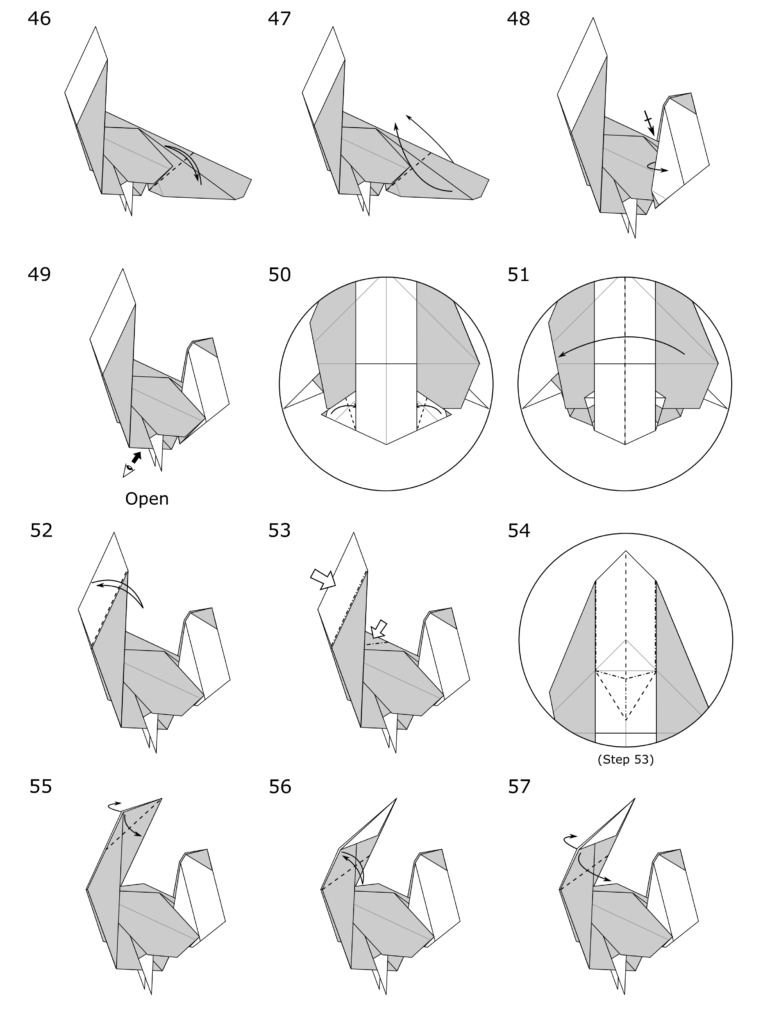 Origami Turkey - Jo Nakashima intended for Origami Turkey Instructions Printable