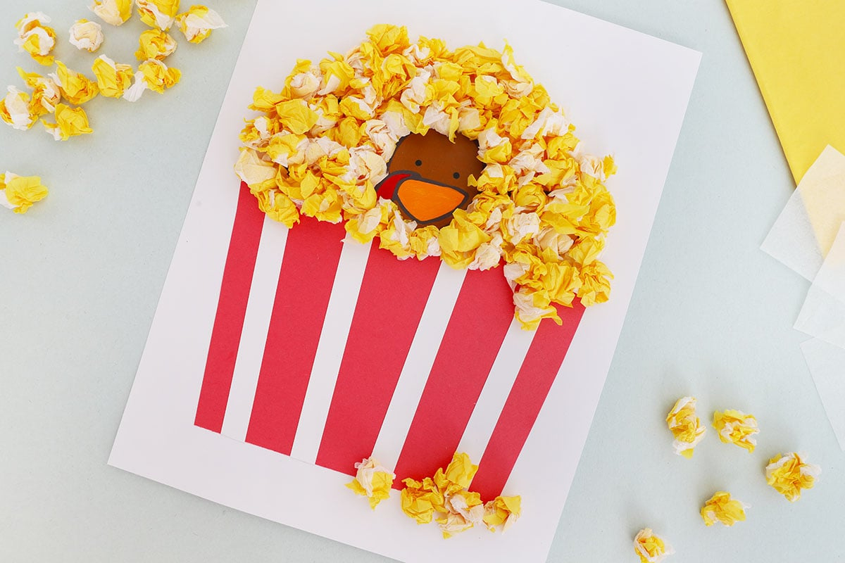Popcorn Turkey Disguise (Free Template) - The Best Ideas For Kids inside Popcorn Turkey Disguise Printable