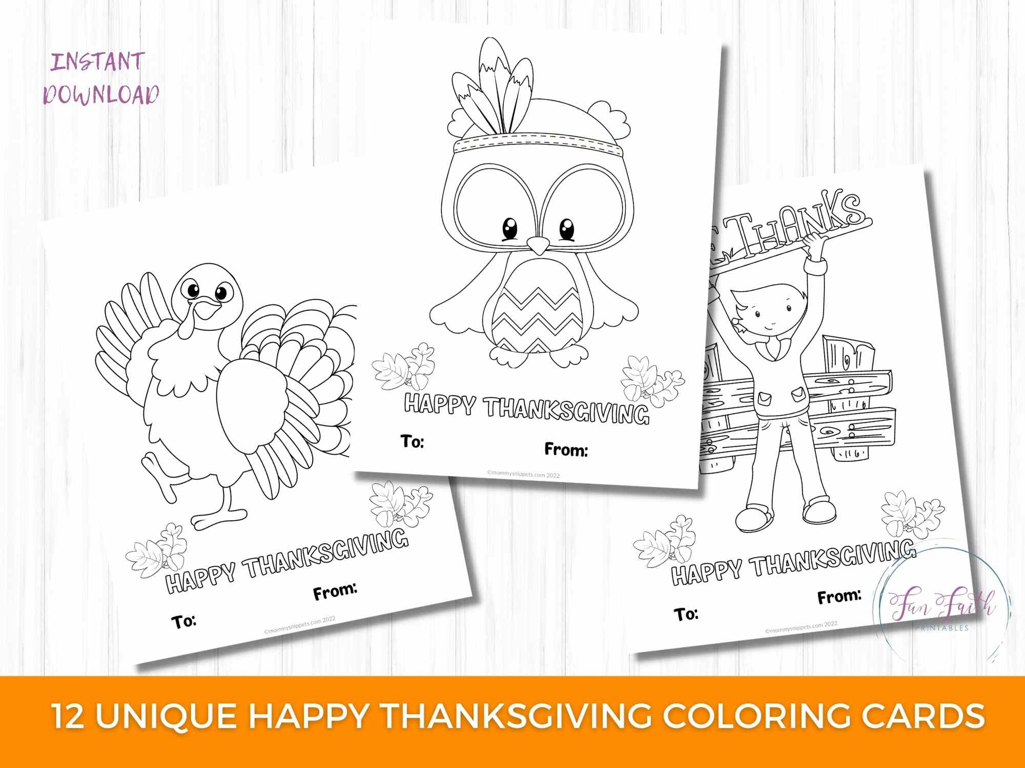 Printable Thanksgiving Cards To Color- Sweet Friendsgiving Cards intended for Cards For Thanksgiving Printable