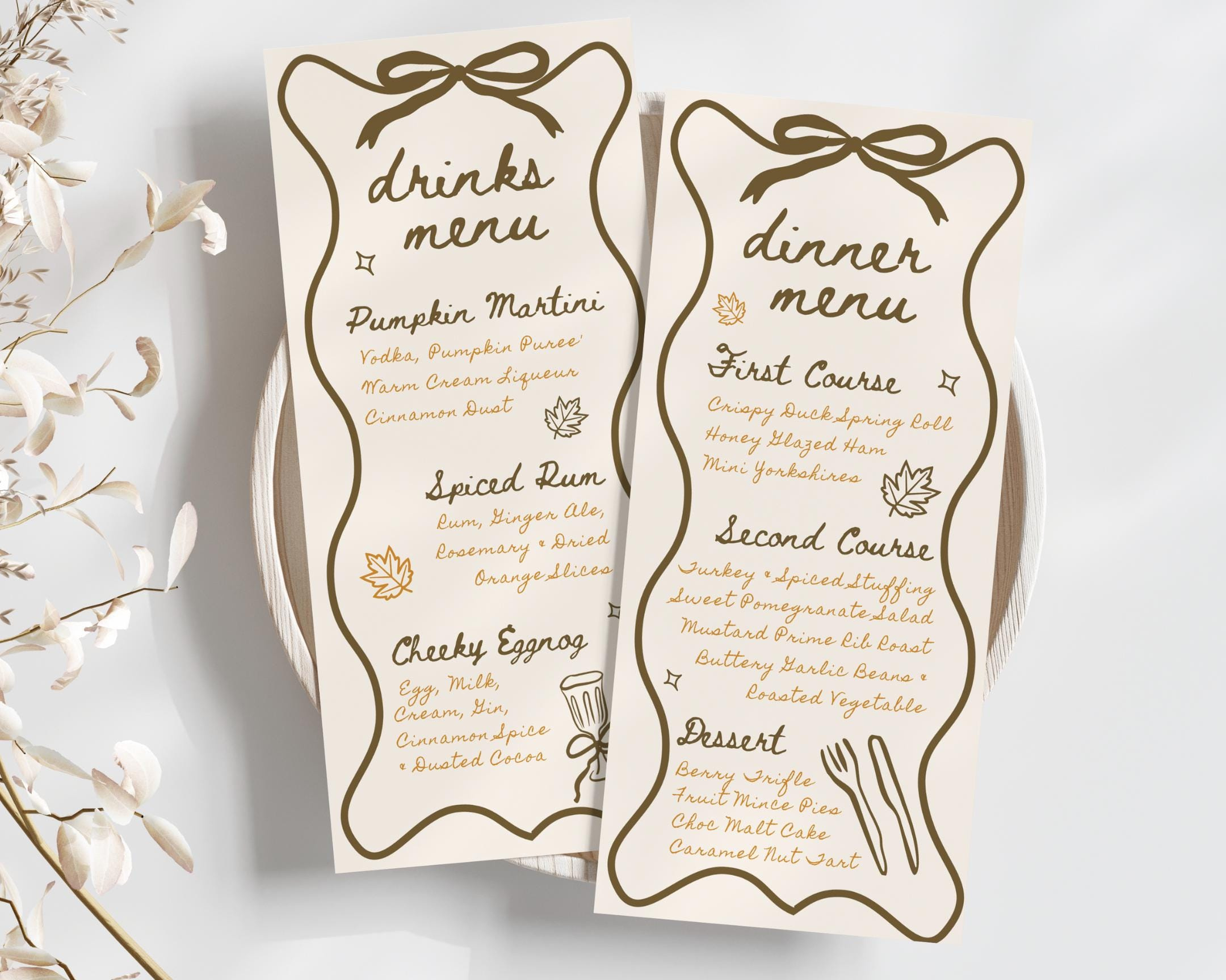 Printable Thanksgiving Menu Template 4X9&amp;#039;&amp;#039;, Hand Drawn Style Menu for Free Online Thanksgiving Templates Menu Hgv