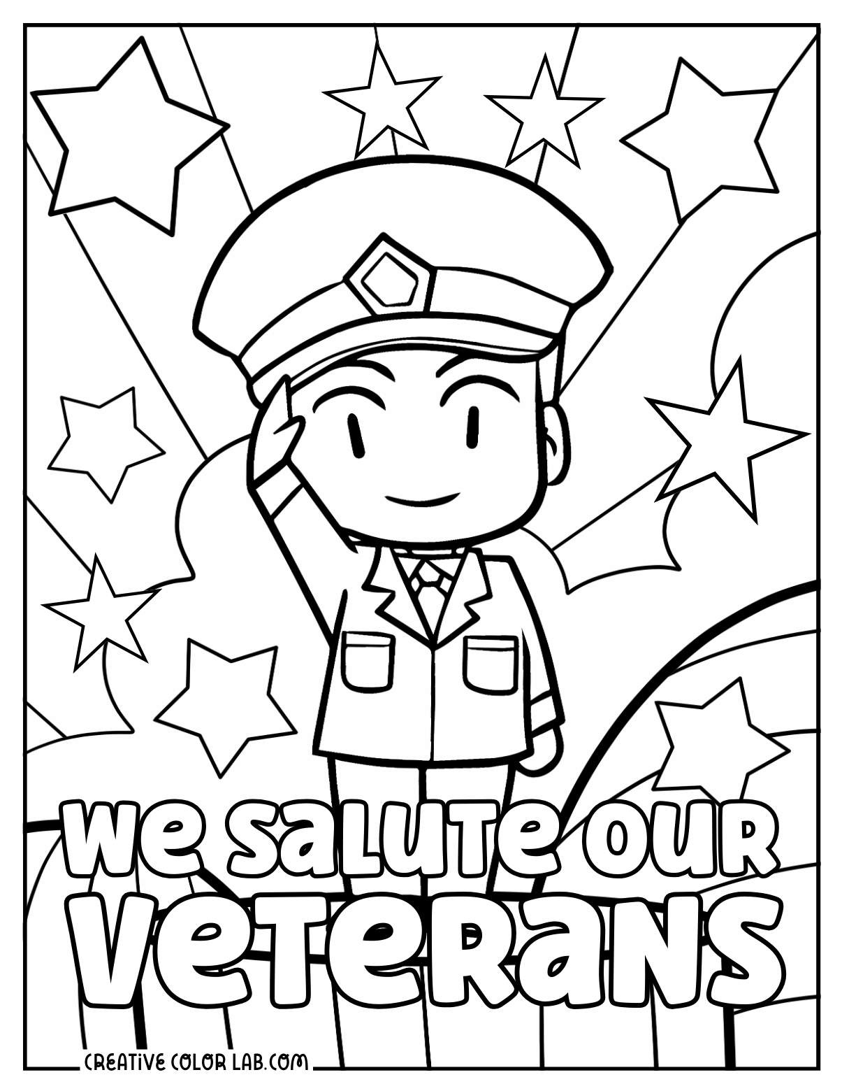 Printable Veteran&amp;#039;S Day Coloring Pages inside Veterans Day Coloring Sheets For Elementary Students