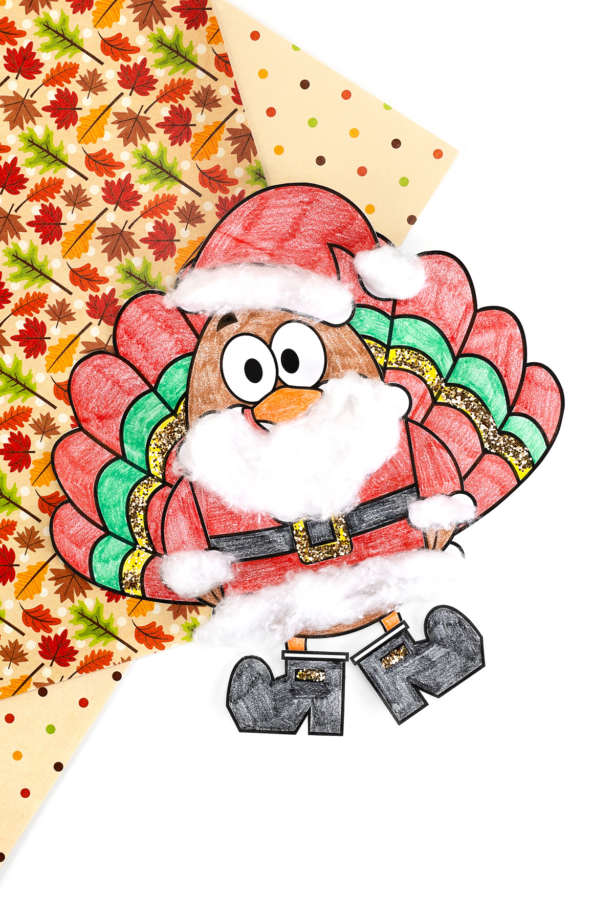 Santa Turkey Disguise (Free Printable) - Fireflies And Mud Pies within Disguise A Turkey Santa Printable