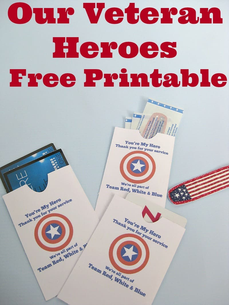 Thank Our Veterans Free Printable - Organized 31 throughout Veterans Thank You Cards Free Printable Pdf