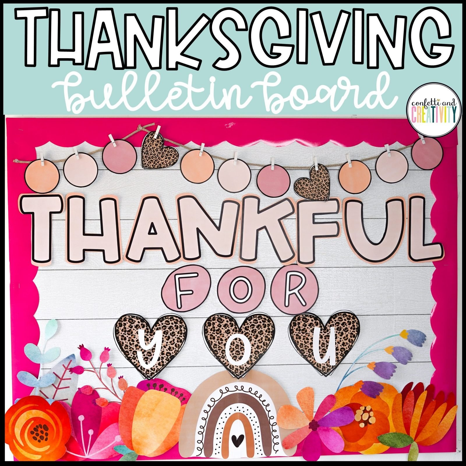 Thanksgiving Bulletin Board | Confetti &amp;amp; Creativity for Free Printable Thanksgiving Bulletin Board Ideas