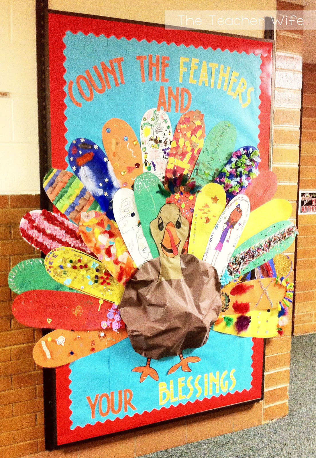 Thanksgiving Bulletin Board - The Teacher Wife pertaining to Thanksgiving Bulletin Board Printables