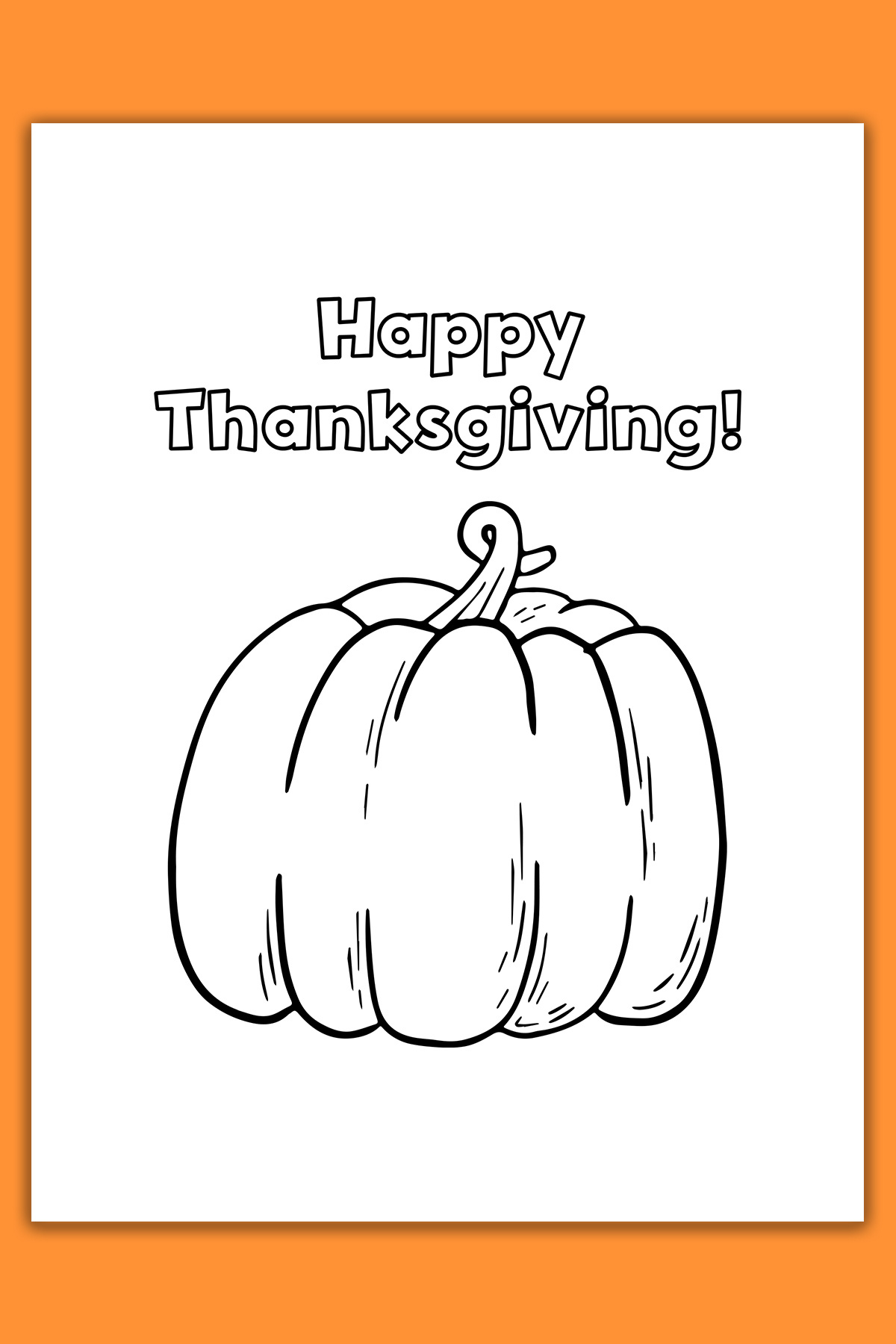 Thanksgiving Cards Coloring Pages - 10 Free Cards Included inside Happy Thanksgiving Printable Cards