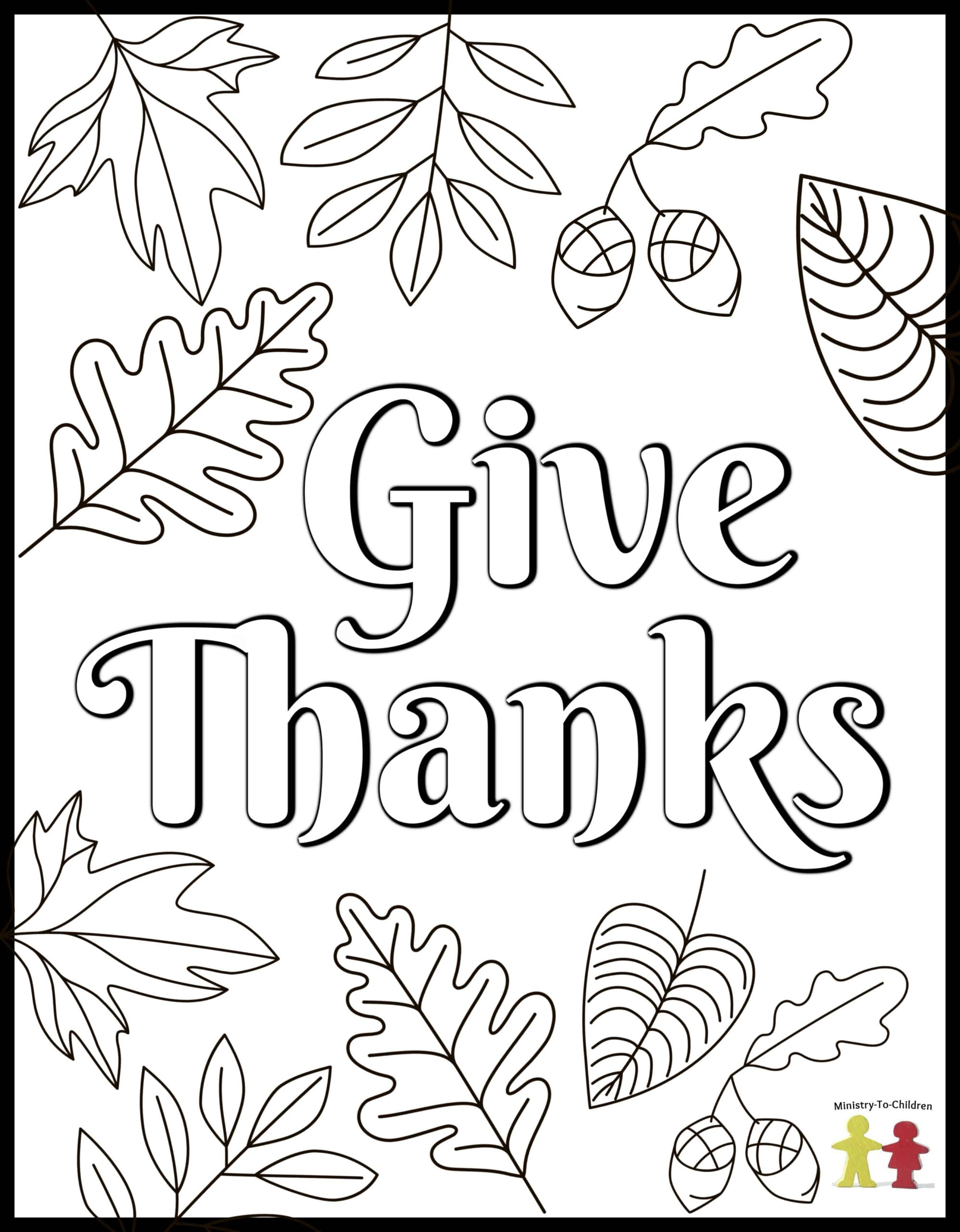 Thanksgiving Coloring Pages (Free Printable For Kids) regarding Free Printable Christian Thanksgiving Coloring Pages