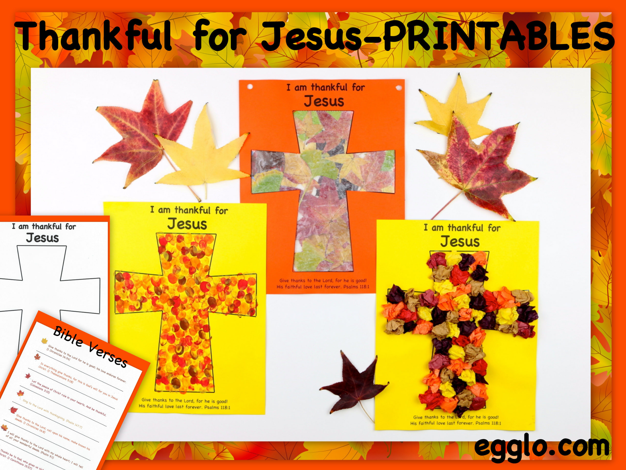 Thanksgiving Craft: Thankful For Jesus - Egglo Entertainment inside Thanksgiving Sunday School Craft And Lesson Printable