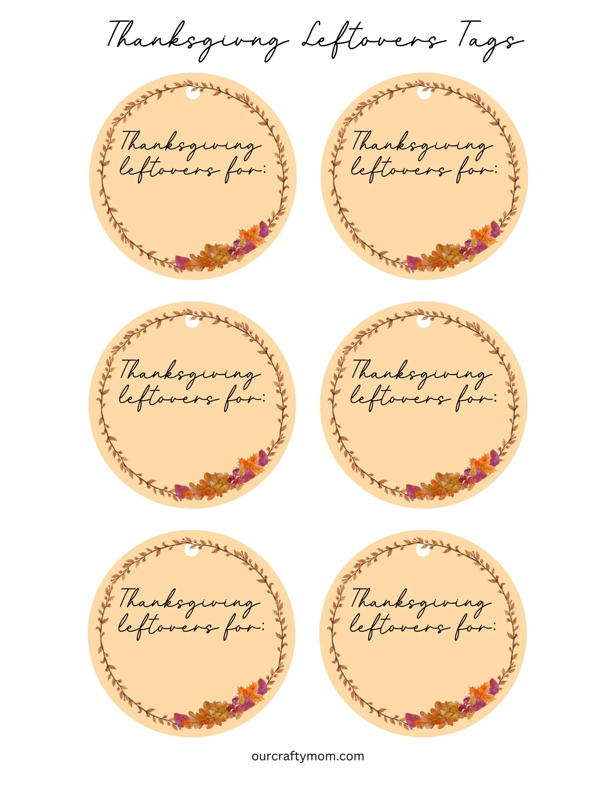 Thanksgiving Gift Tags - 4 Free Printable Designs intended for Thanksgiving Gift Tags Printable Free