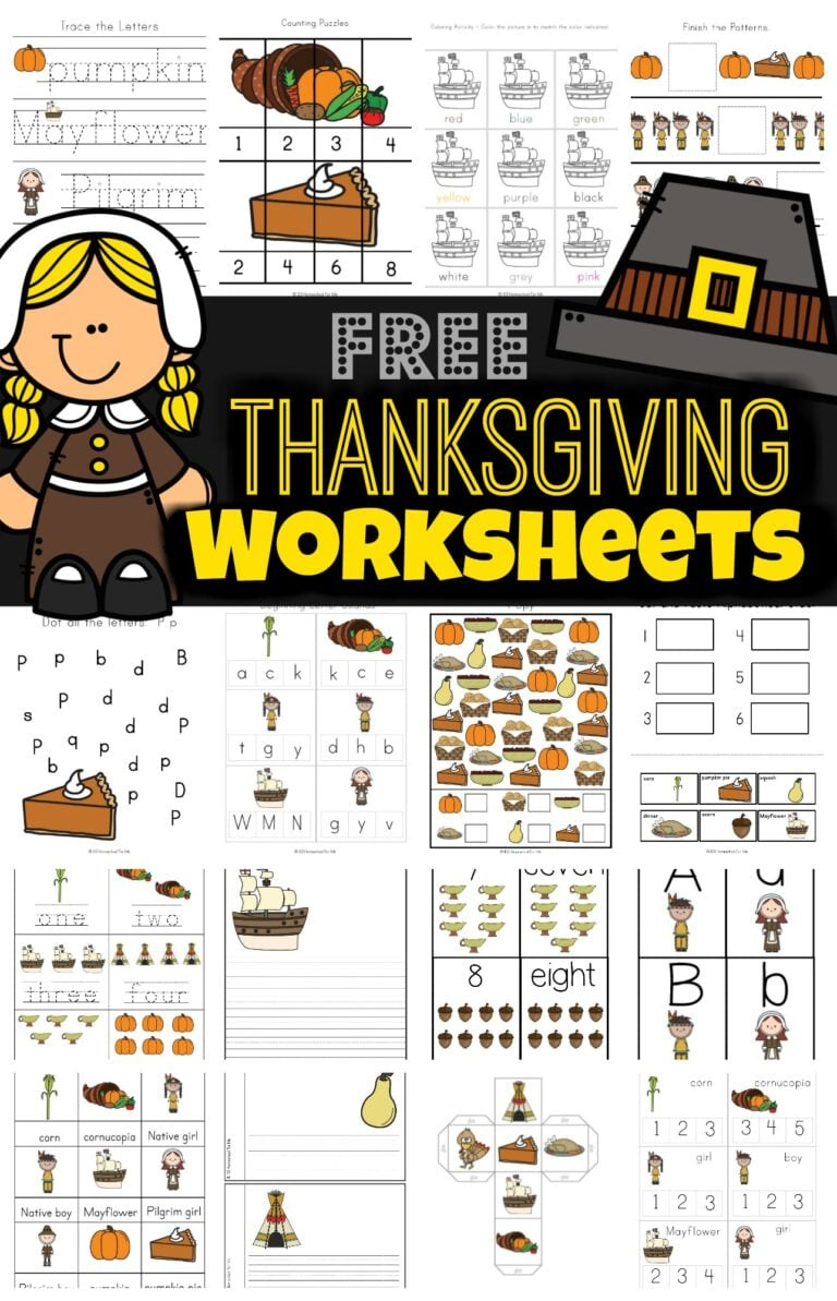 Thanksgiving Kids Activities within Free Thanksgiving Printables Kindergarten