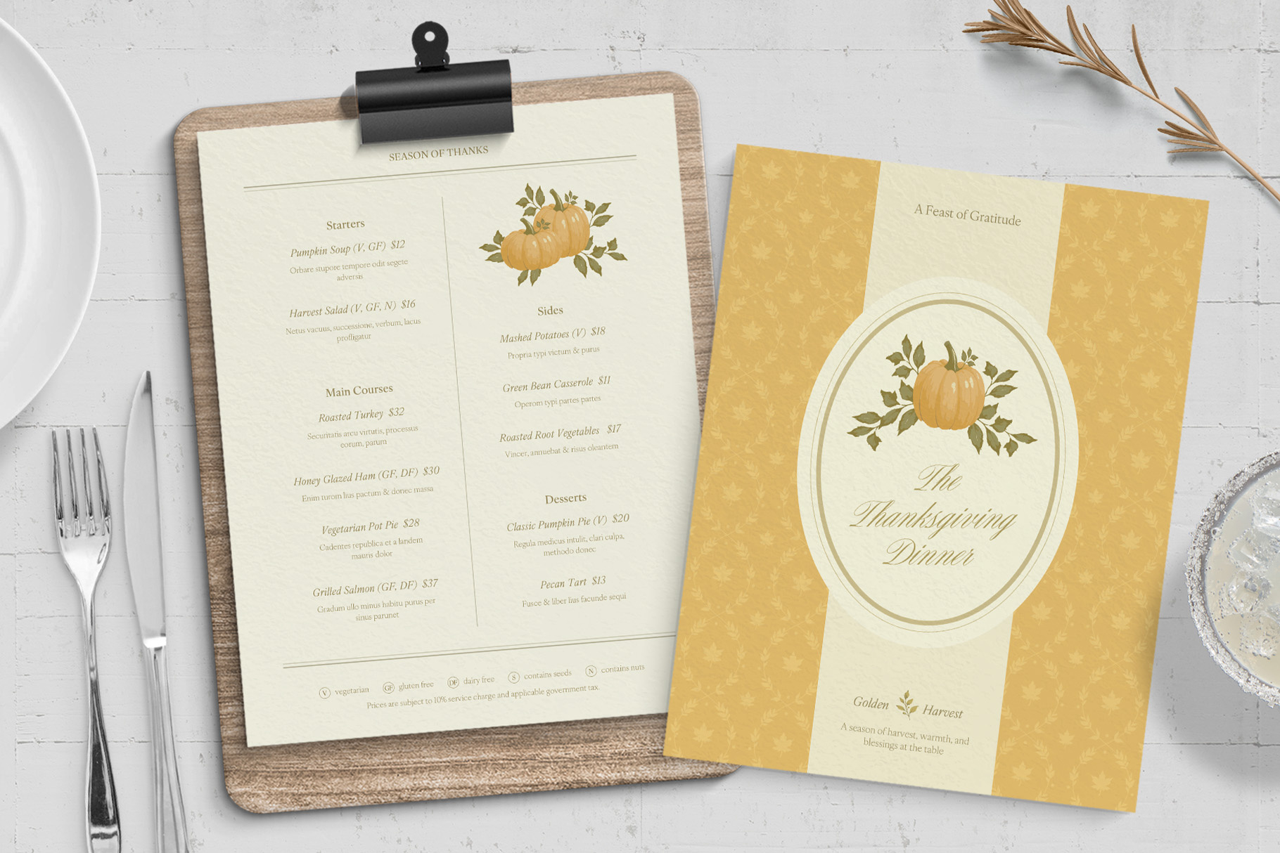 Thanksgiving Menu Template - Brandpacks inside Free 2025 Thanksgiving Menu Template
