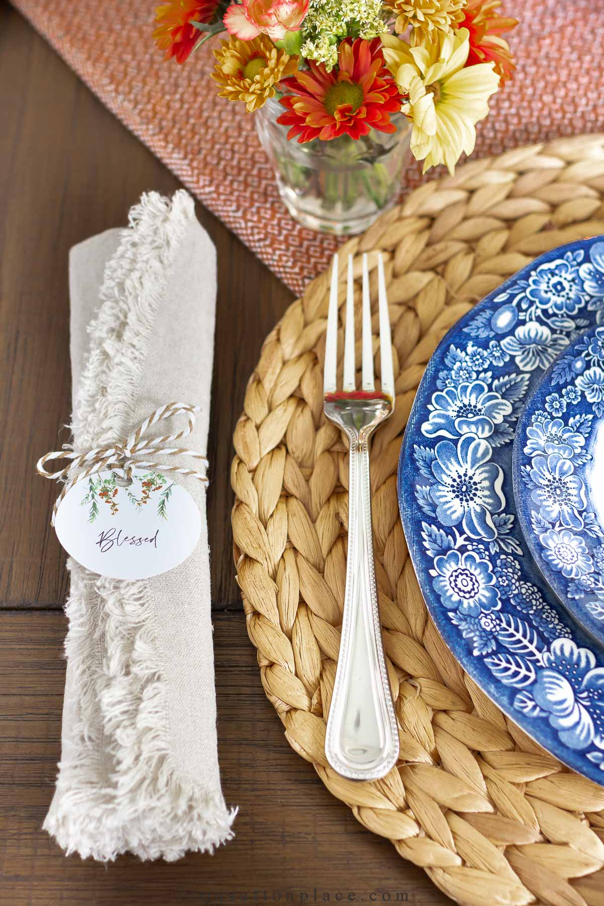 Thanksgiving Napkin Rings | Free Printable - On Sutton Place with Free Printable Thanksgiving Napkin Rings