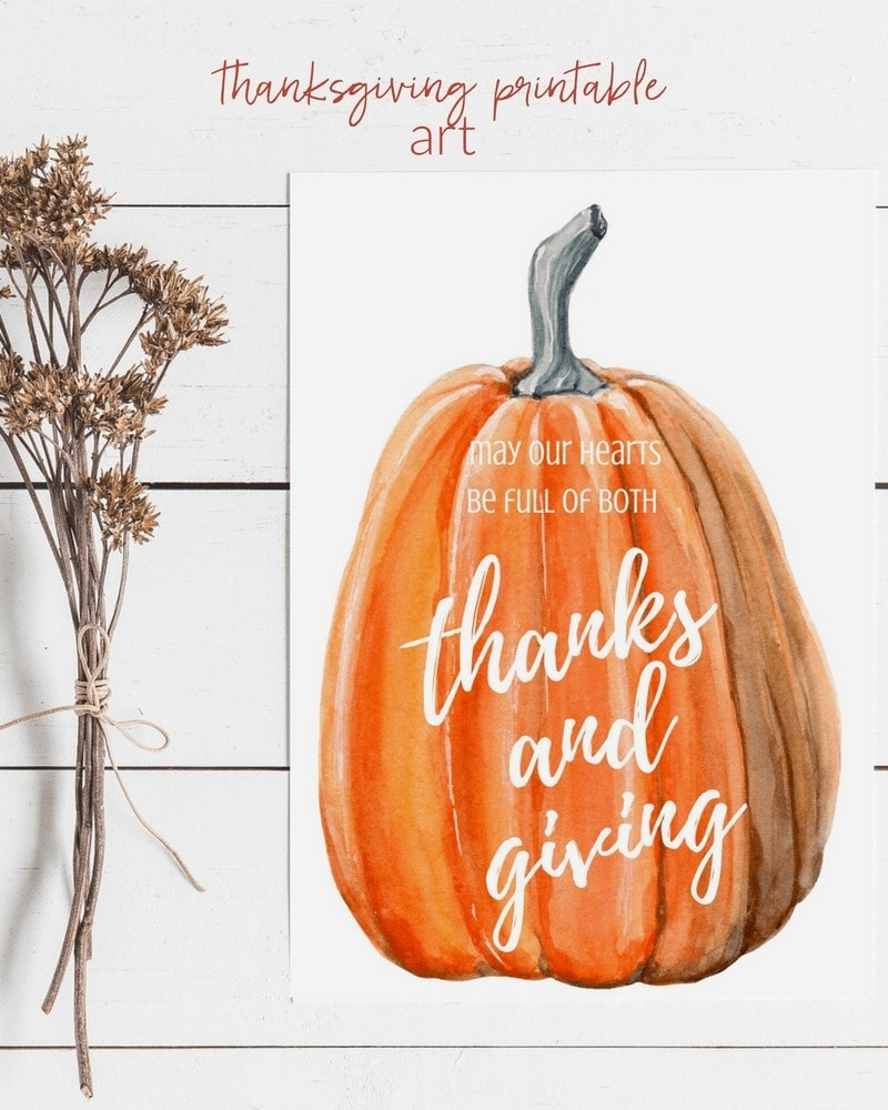 Thanksgiving Printables - Free! | The Harper House regarding Free Printable Thanksgiving Quotes