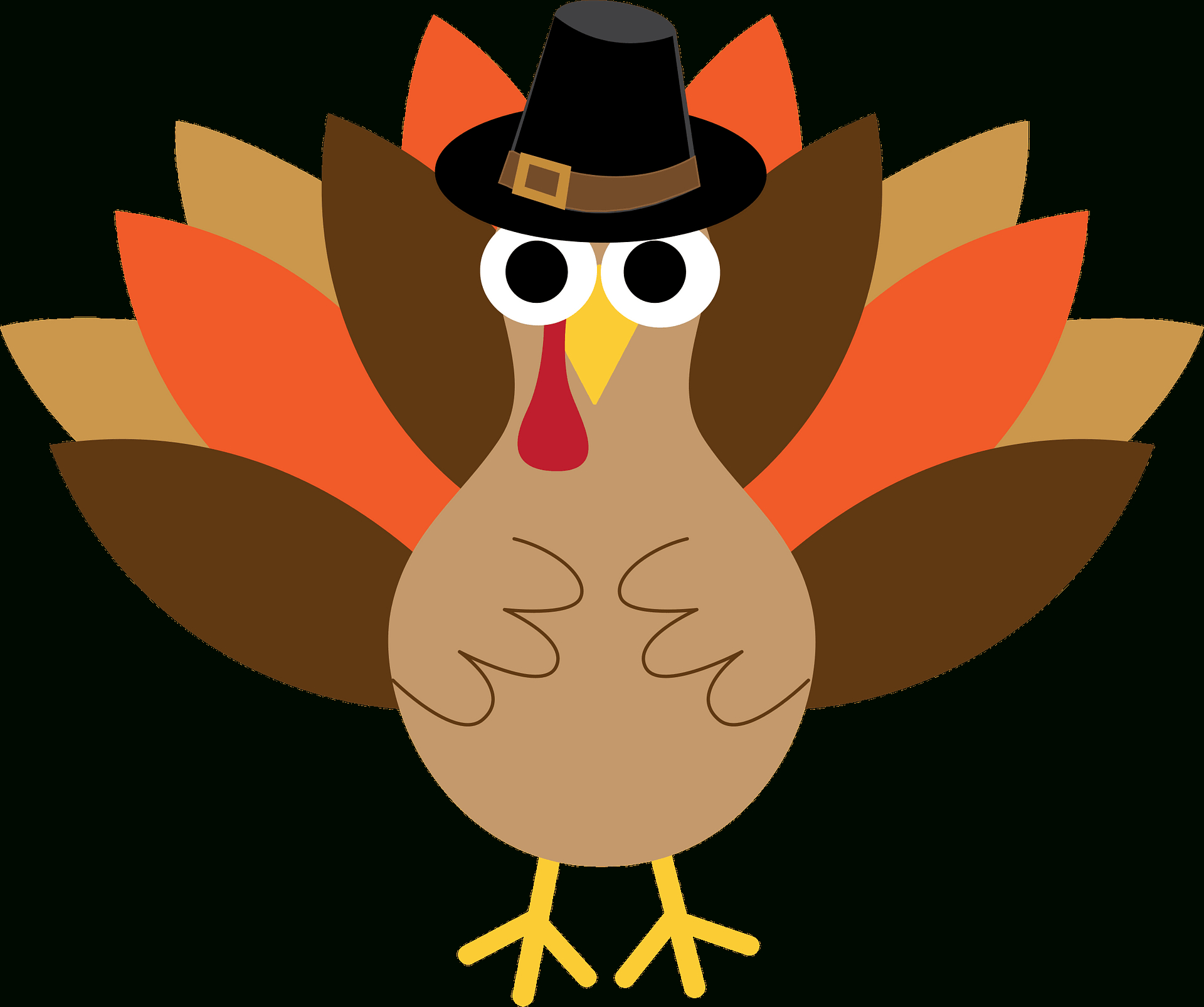 Thanksgiving Turkey - Free Vector Clipart Images On Creazilla pertaining to Turkey Clipart Free Printable