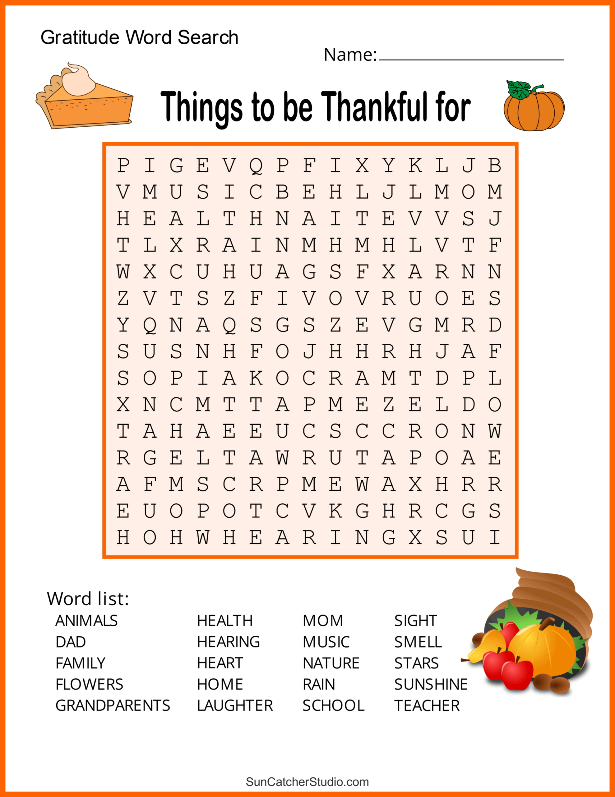 Thanksgiving Word Search (Free Printable Puzzles) – Free in Free Printable Thanksgiving Word Search Large Print
