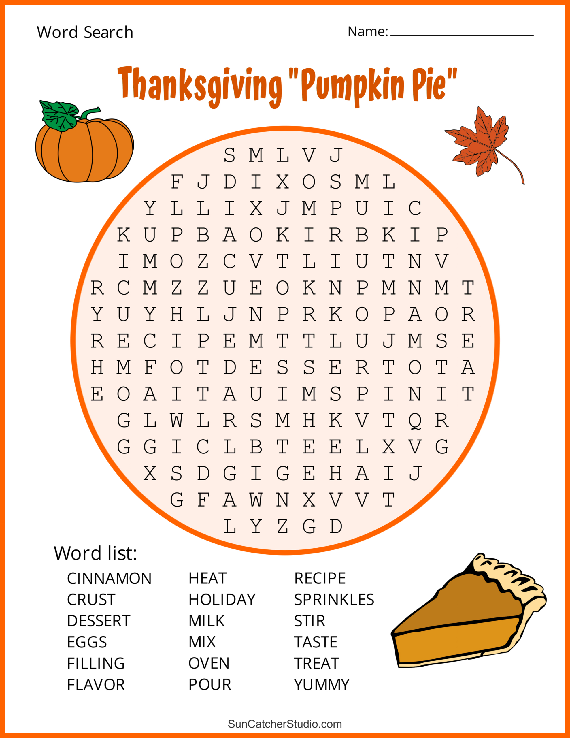 Thanksgiving Word Search (Free Printable Puzzles) – Free in Thanksgiving Word Finds Free Printables