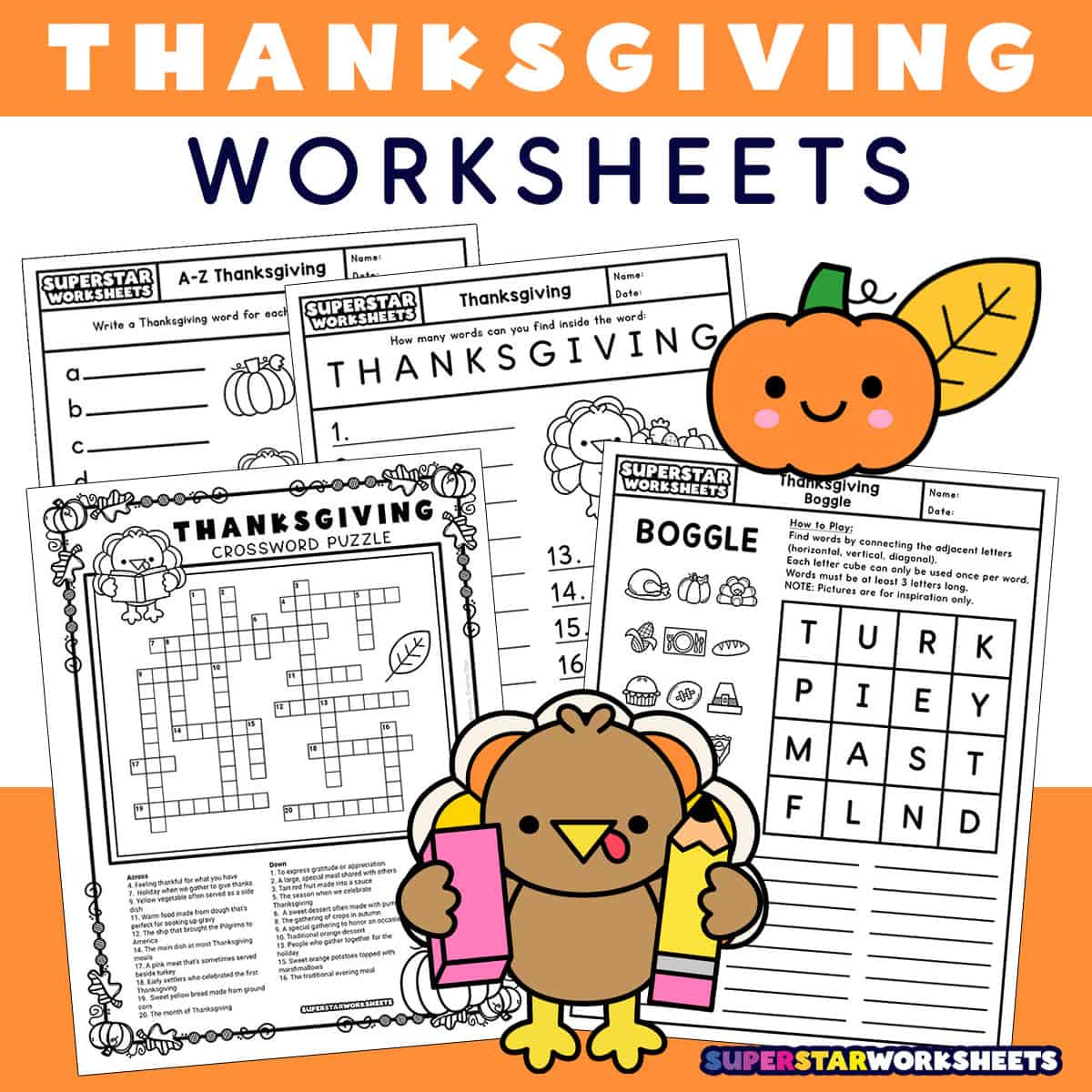 Thanksgiving Worksheets (Free Printables) - Superstar Worksheets intended for Thanksgiving 4Th Grade Worksheets