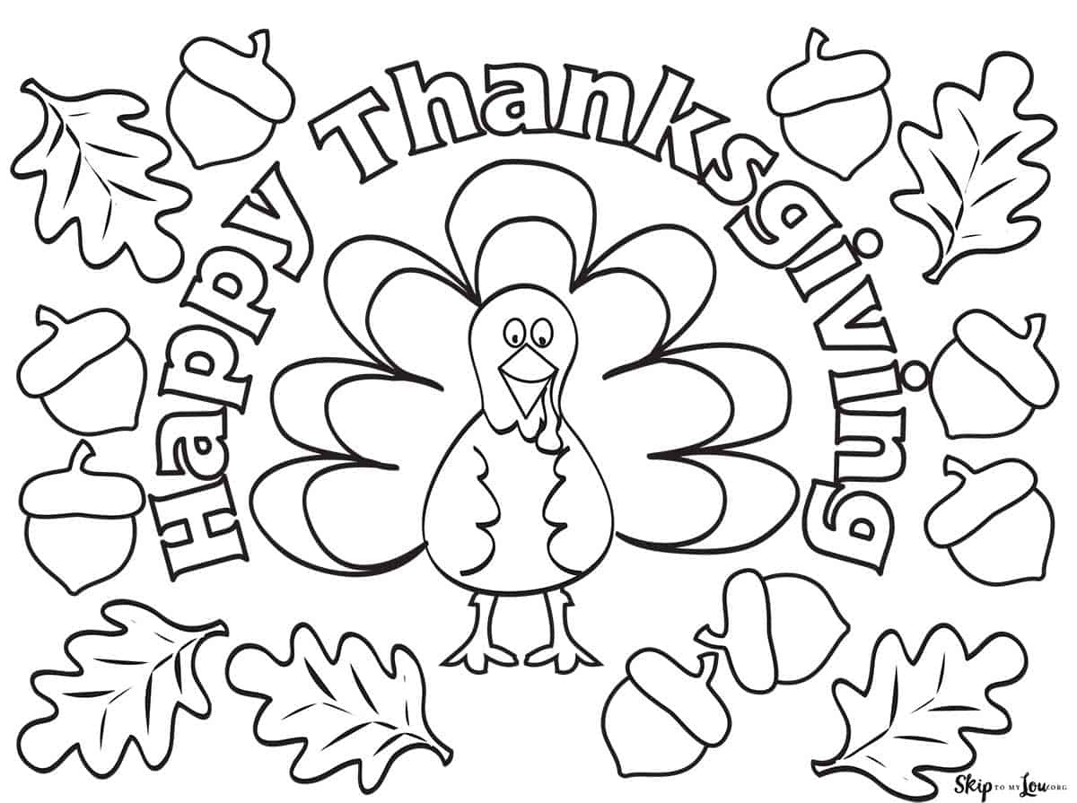 The Cutest Free Turkey Coloring Pages | Skip To My Lou intended for Free Printable Turkey Coloring Pages